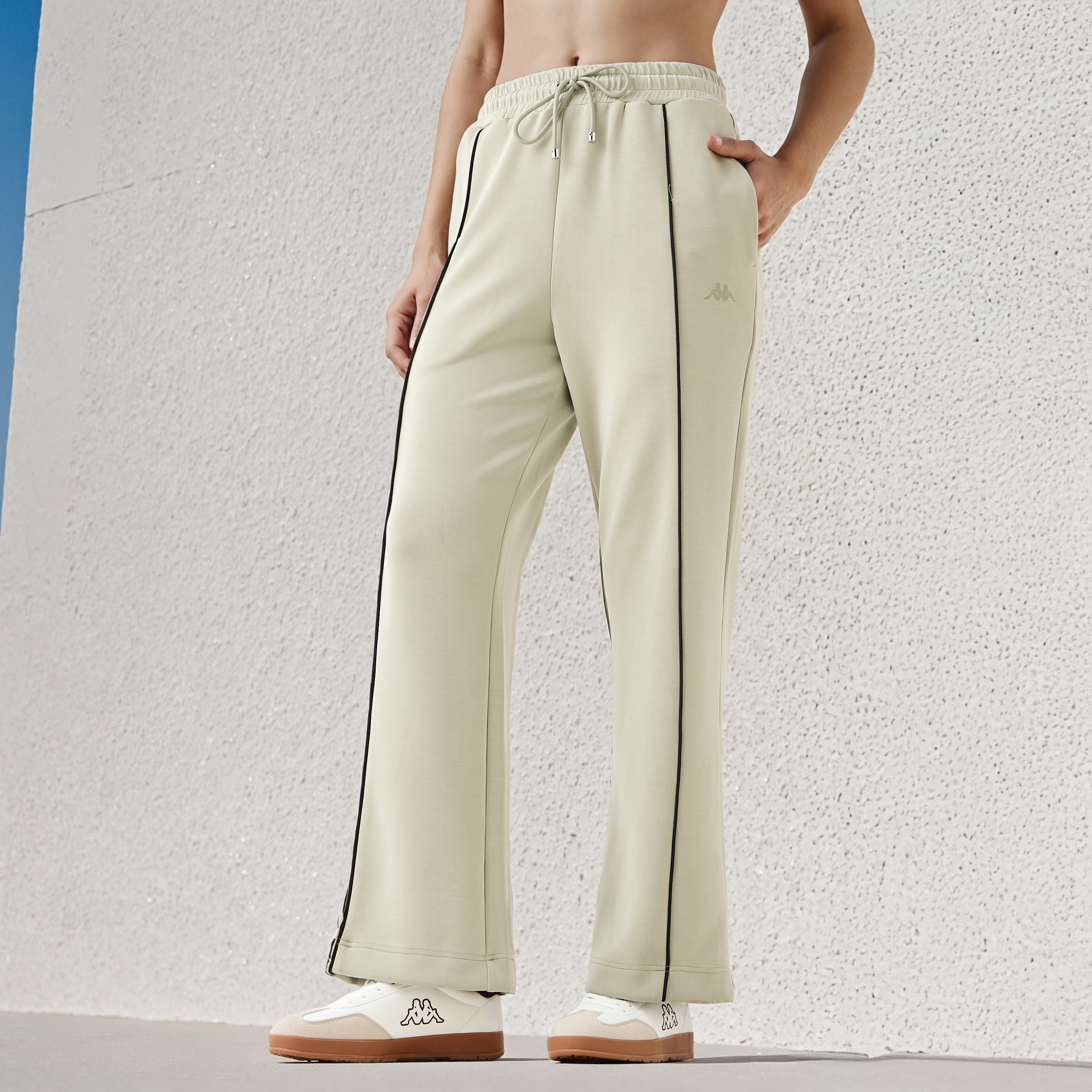 Kappa Piping Detail Regular Fit Track Pants-women-clothing-bottoms-joggers-image-1