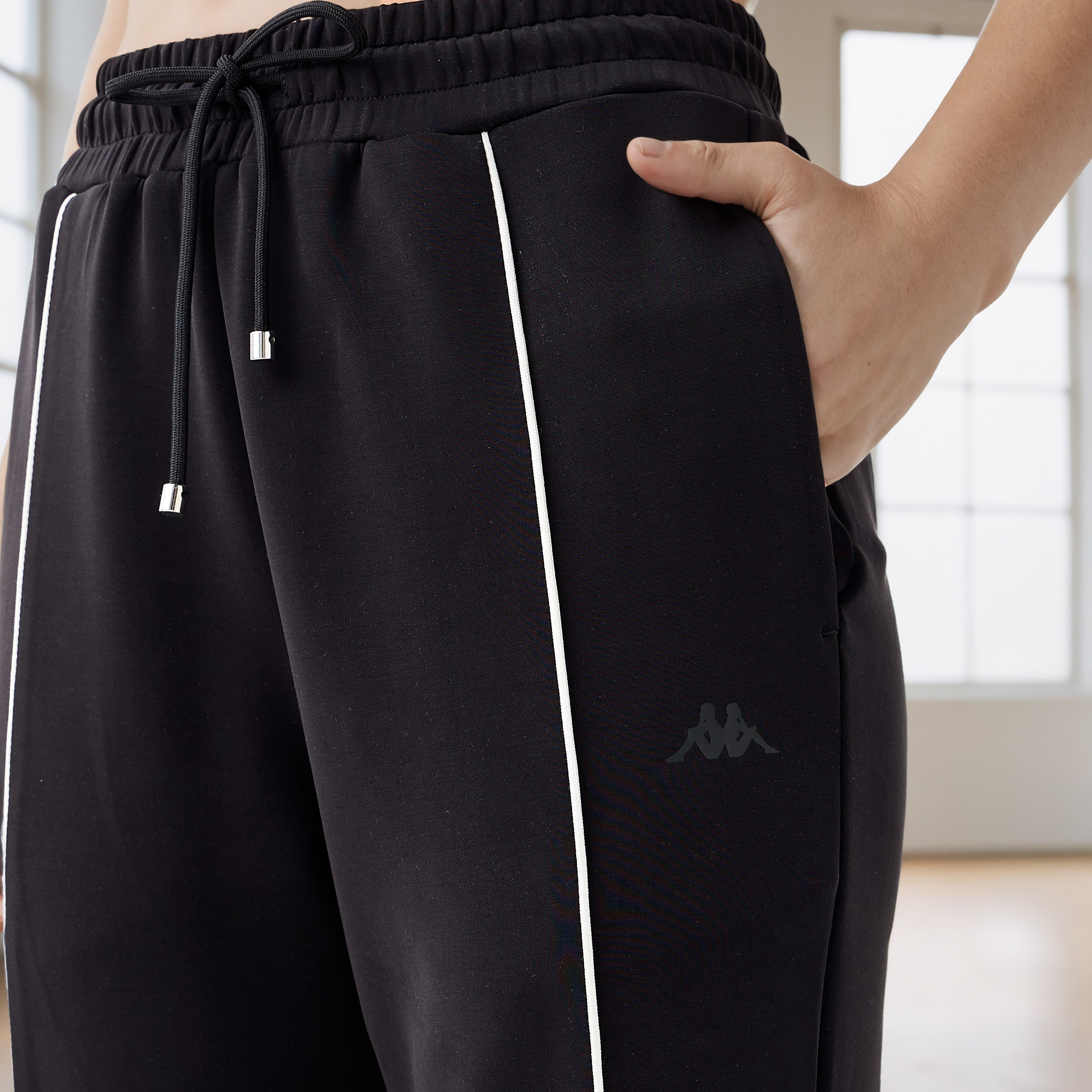 Kappa Piping Detail Regular Fit Track Pants-women-clothing-bottoms-joggers-image-4