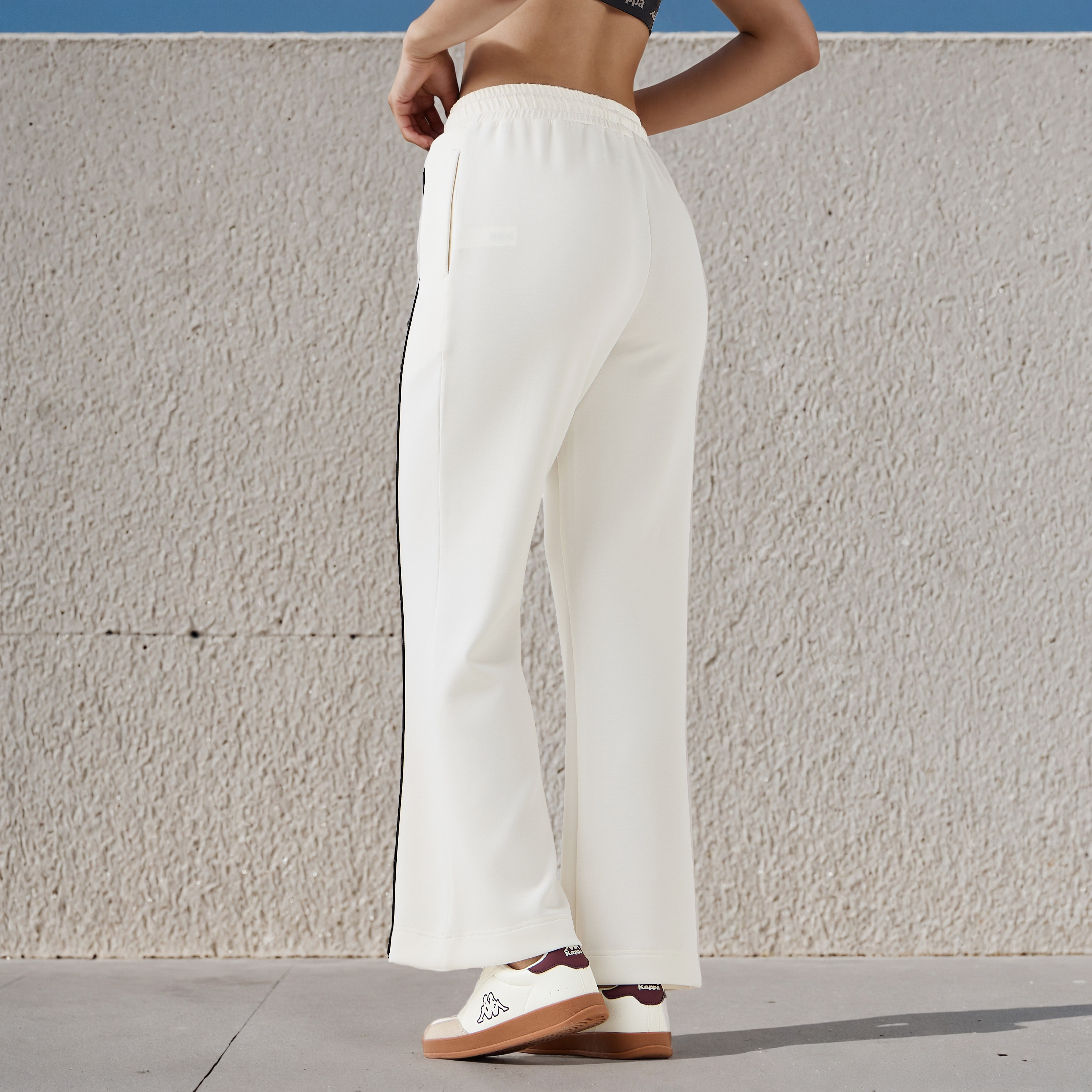 Kappa Piping Detail Regular Fit Track Pants-women-clothing-bottoms-joggers-image-3
