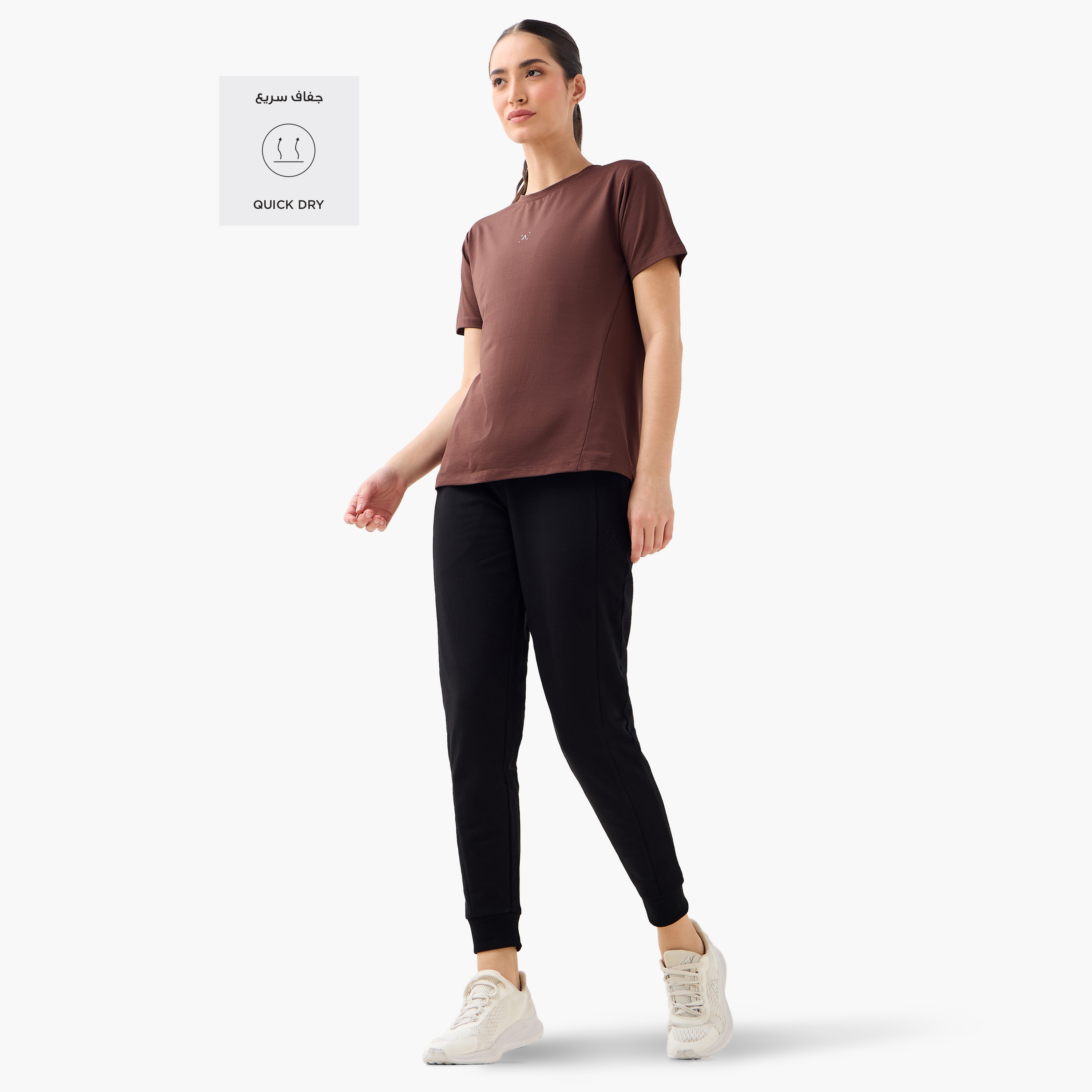 تيشيرت رياضي بارز الملمس-women-clothing-tshirts-image-3