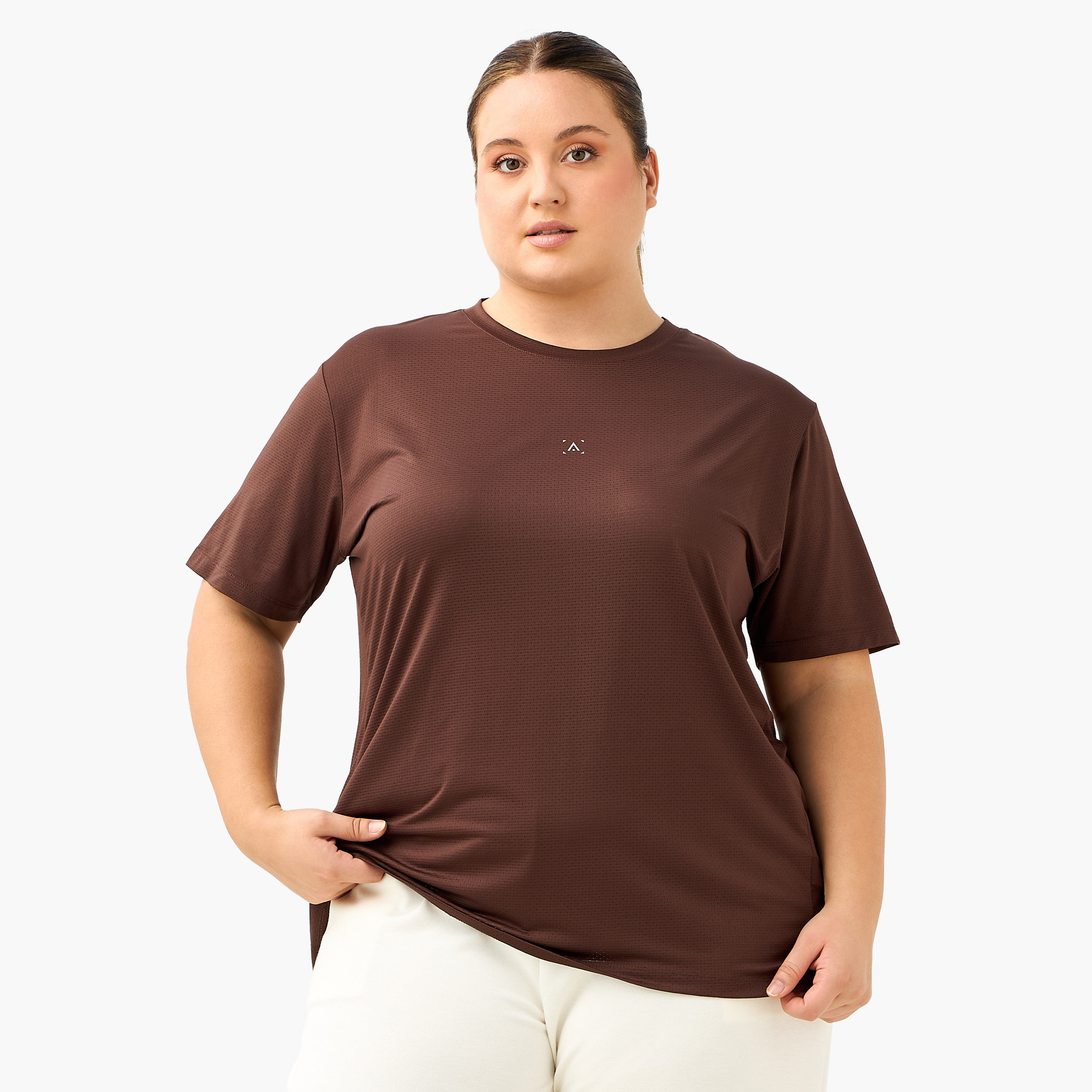 تيشيرت رياضي بارز الملمس-women-clothing-tshirts-image-2