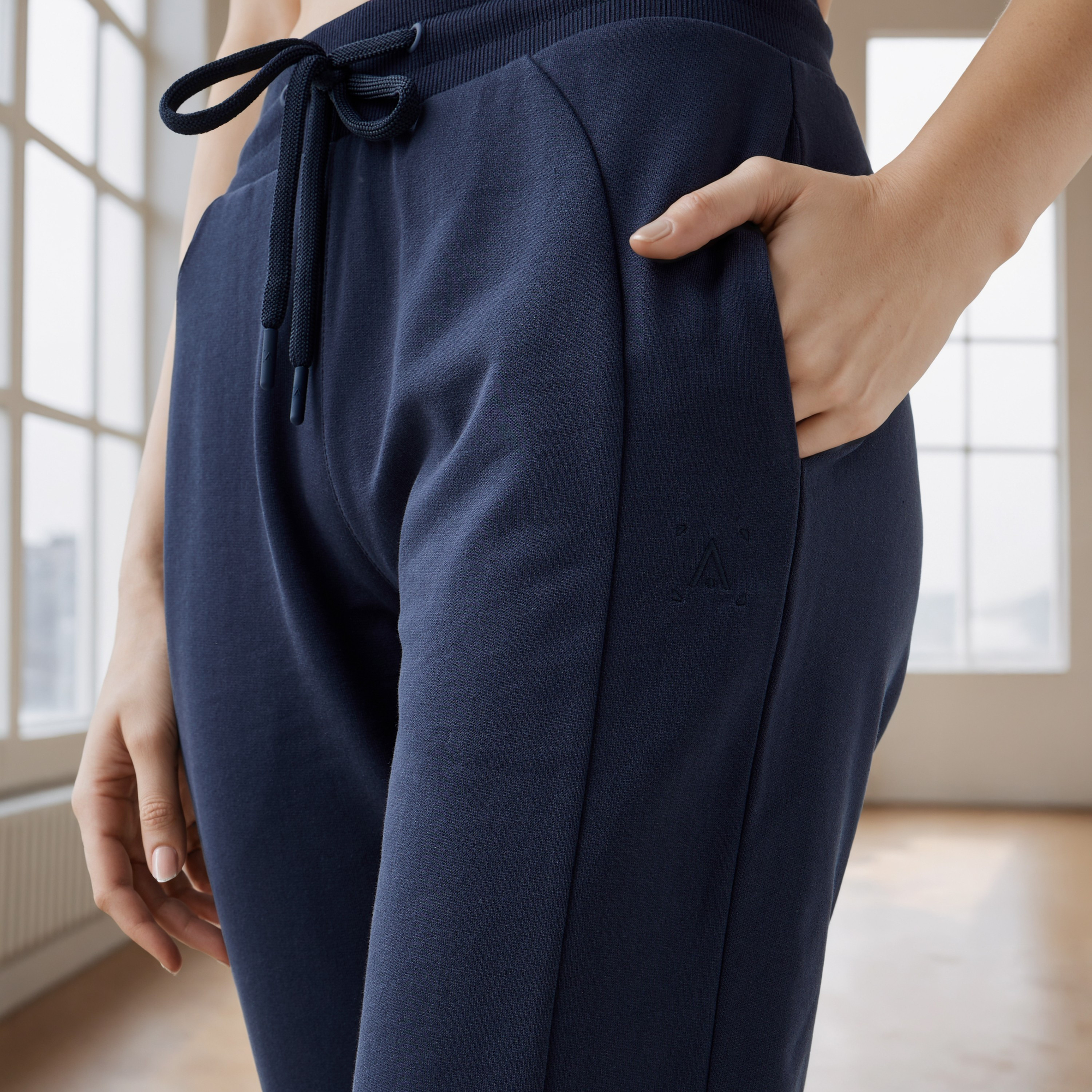 بنطال رياضي بجيوب ونمط ألواح-women-clothing-bottoms-joggers-image-4