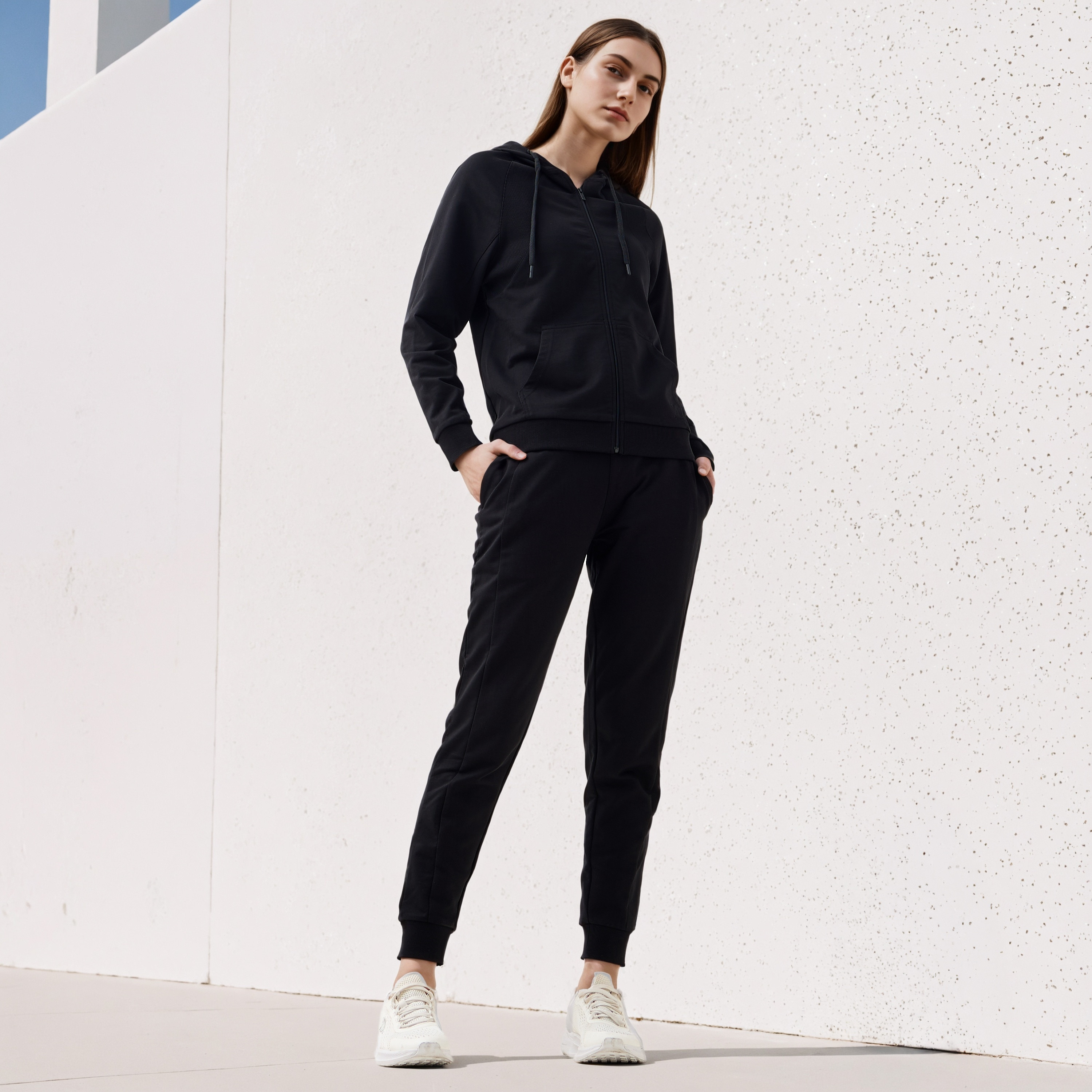 Hooded Jacket with Zip Closure-women-clothing-sportswearandactivewear-coatsandjackets-jackets-image-2