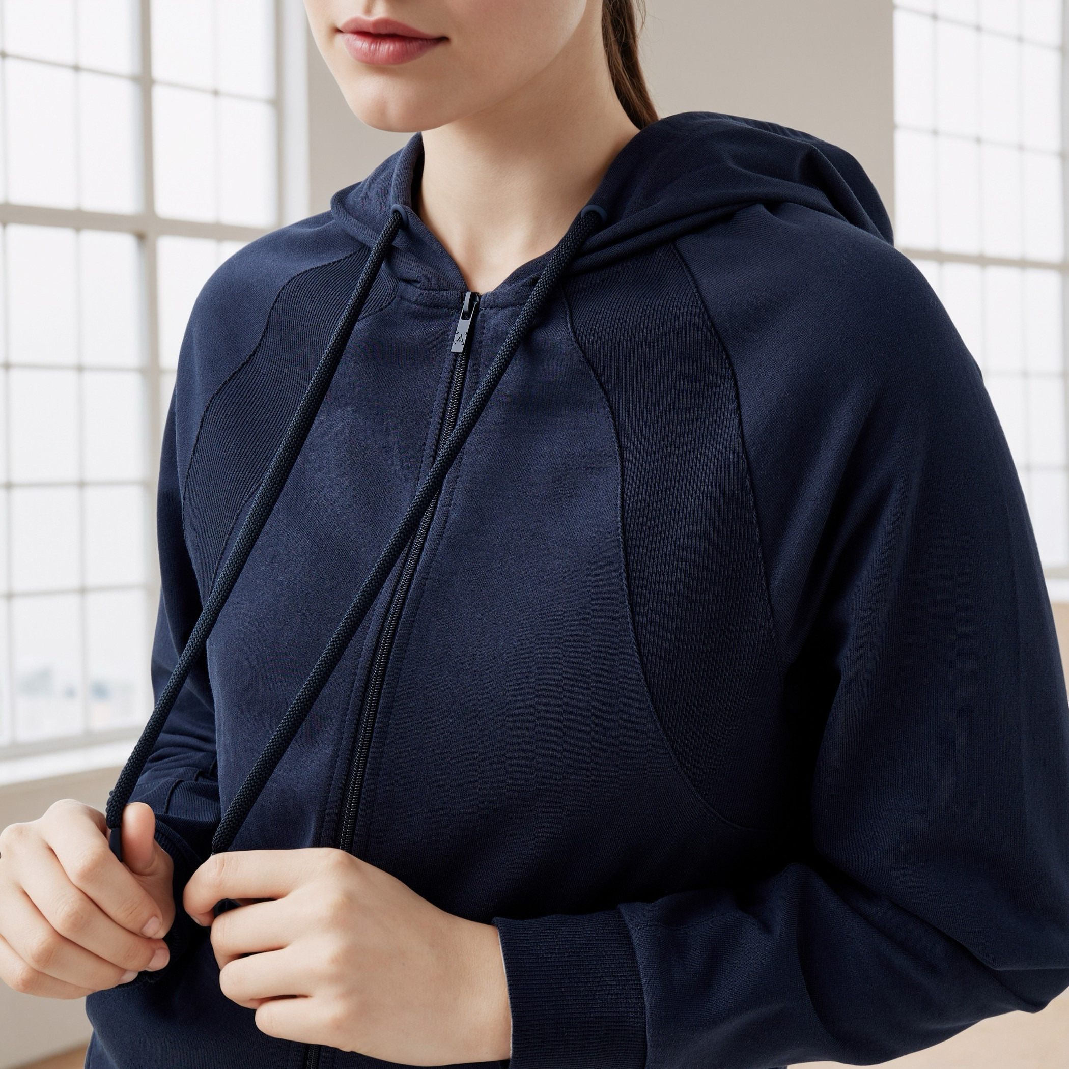Hooded Jacket with Zip Closure-women-clothing-sportswearandactivewear-coatsandjackets-jackets-image-4