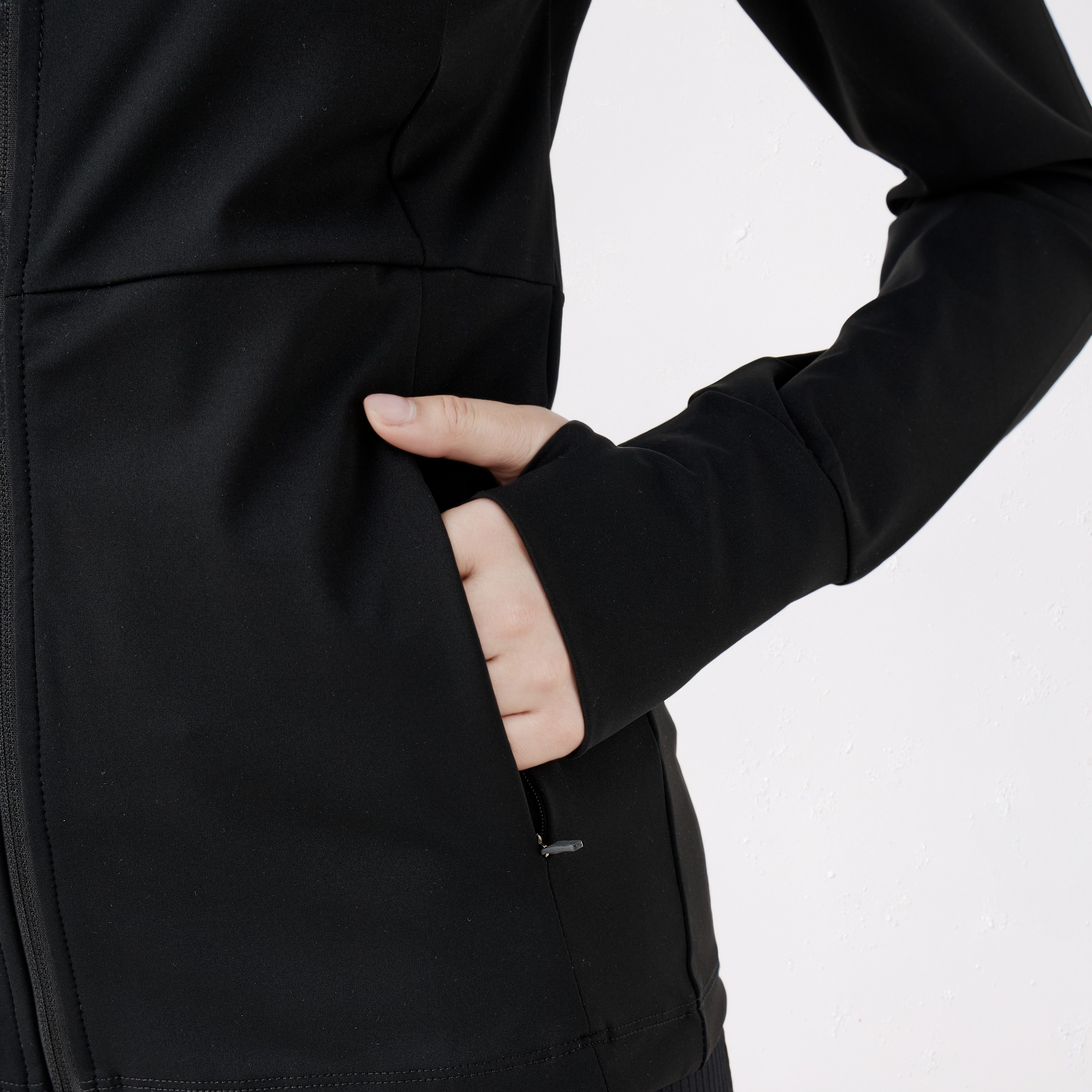 High Neck Zip Through Jacket with Thumbhole Detail-women-clothing-sportswearandactivewear-coatsandjackets-jackets-image-5
