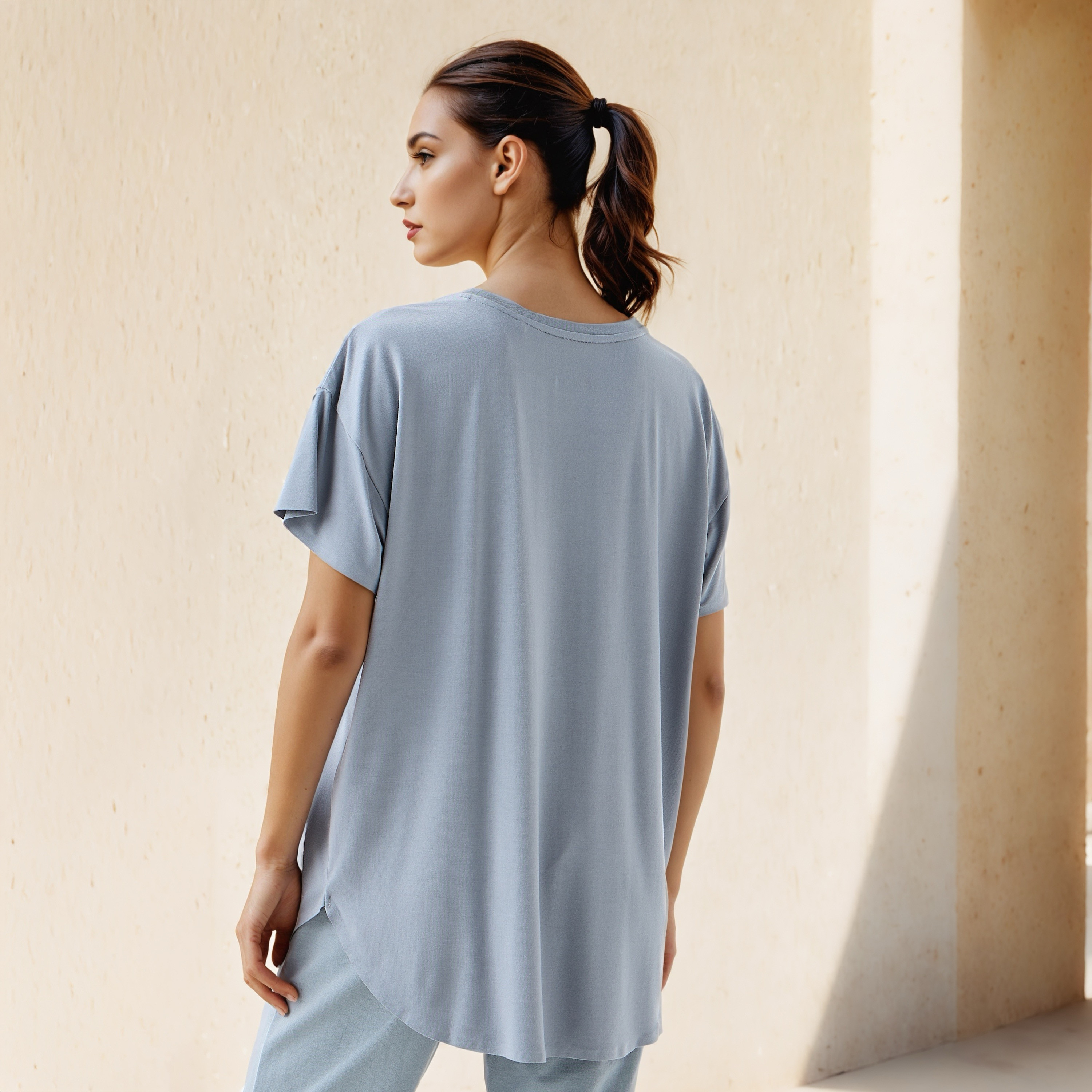 تيشيرت بوكسي بياقة مستديرة-women-clothing-tshirts-image-3