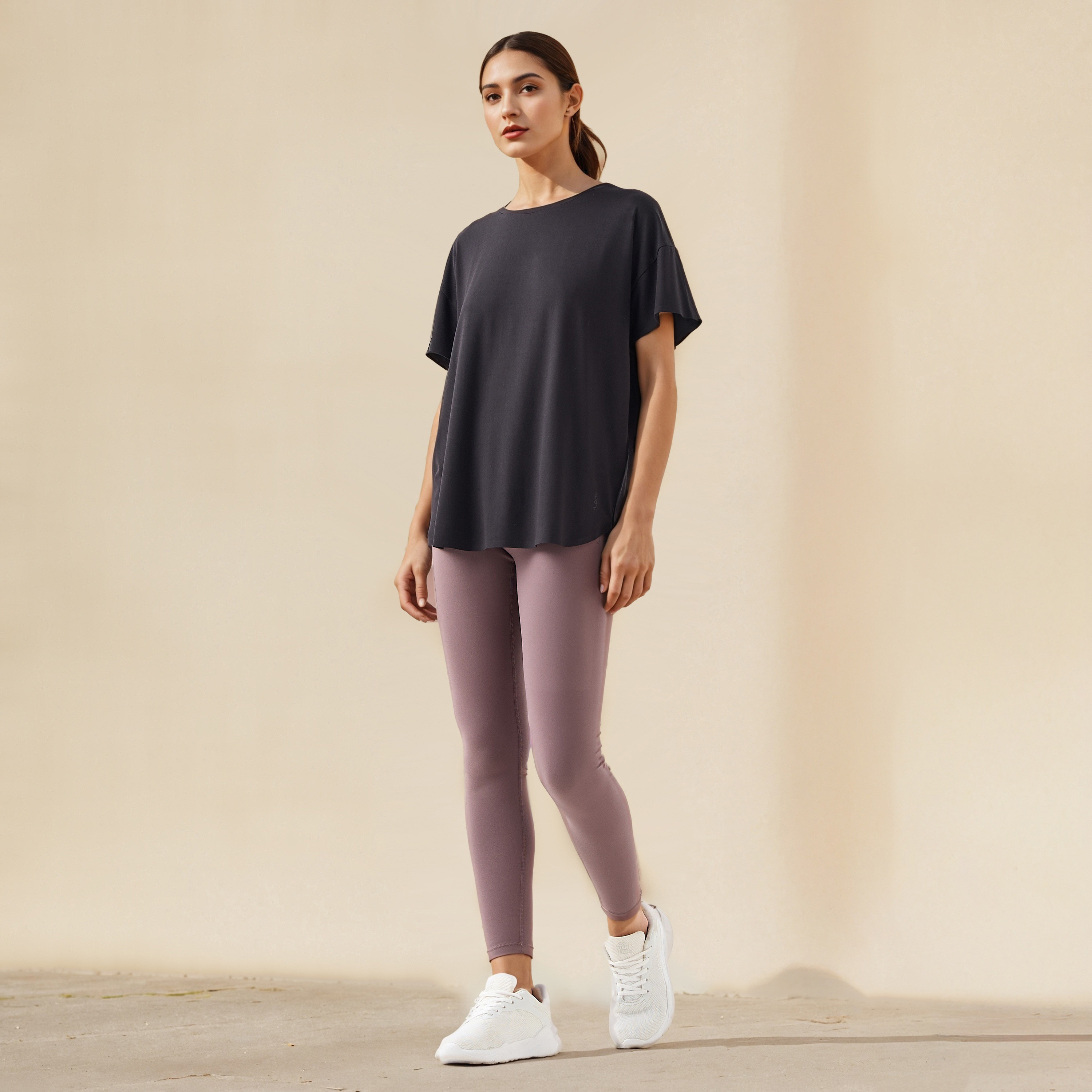 Boxy Crew Neck T-shirt-women-clothing-tshirts-image-2