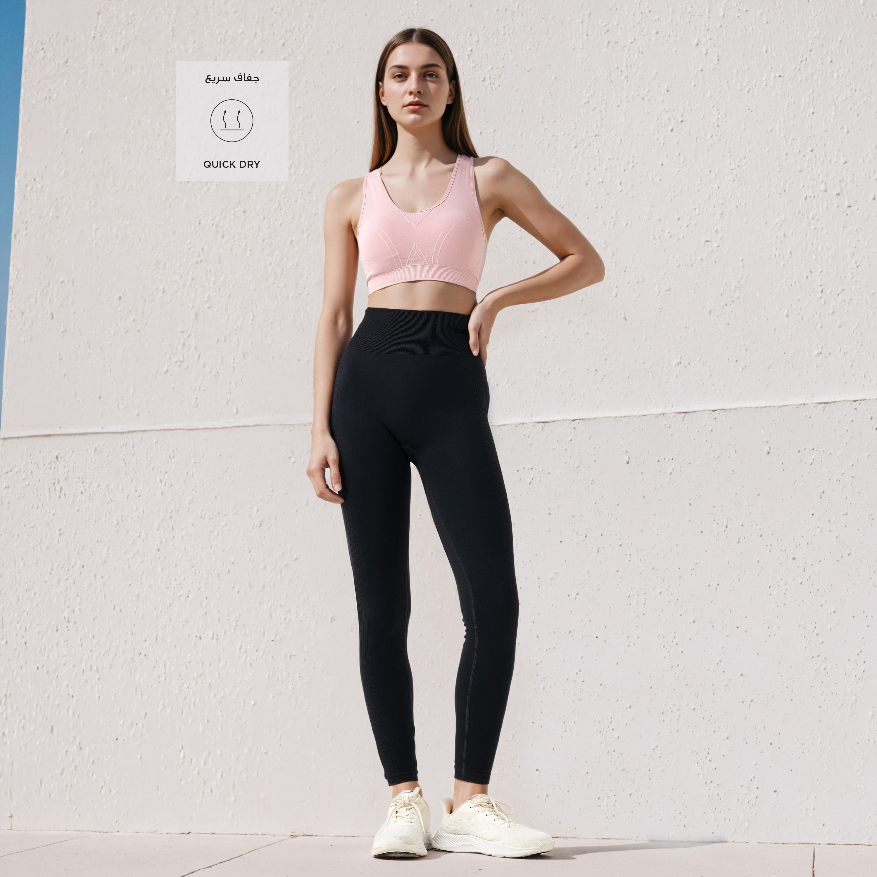 Textured Racerback Sports Bra-women-clothing-lingerie-bras-image-2
