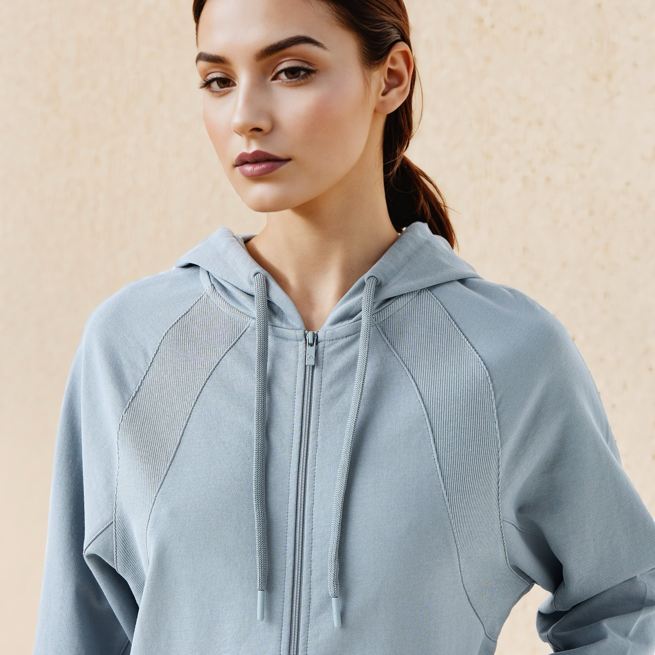 Panelled Zip Through Hooded Jacket-women-clothing-sportswearandactivewear-coatsandjackets-jackets-image-4