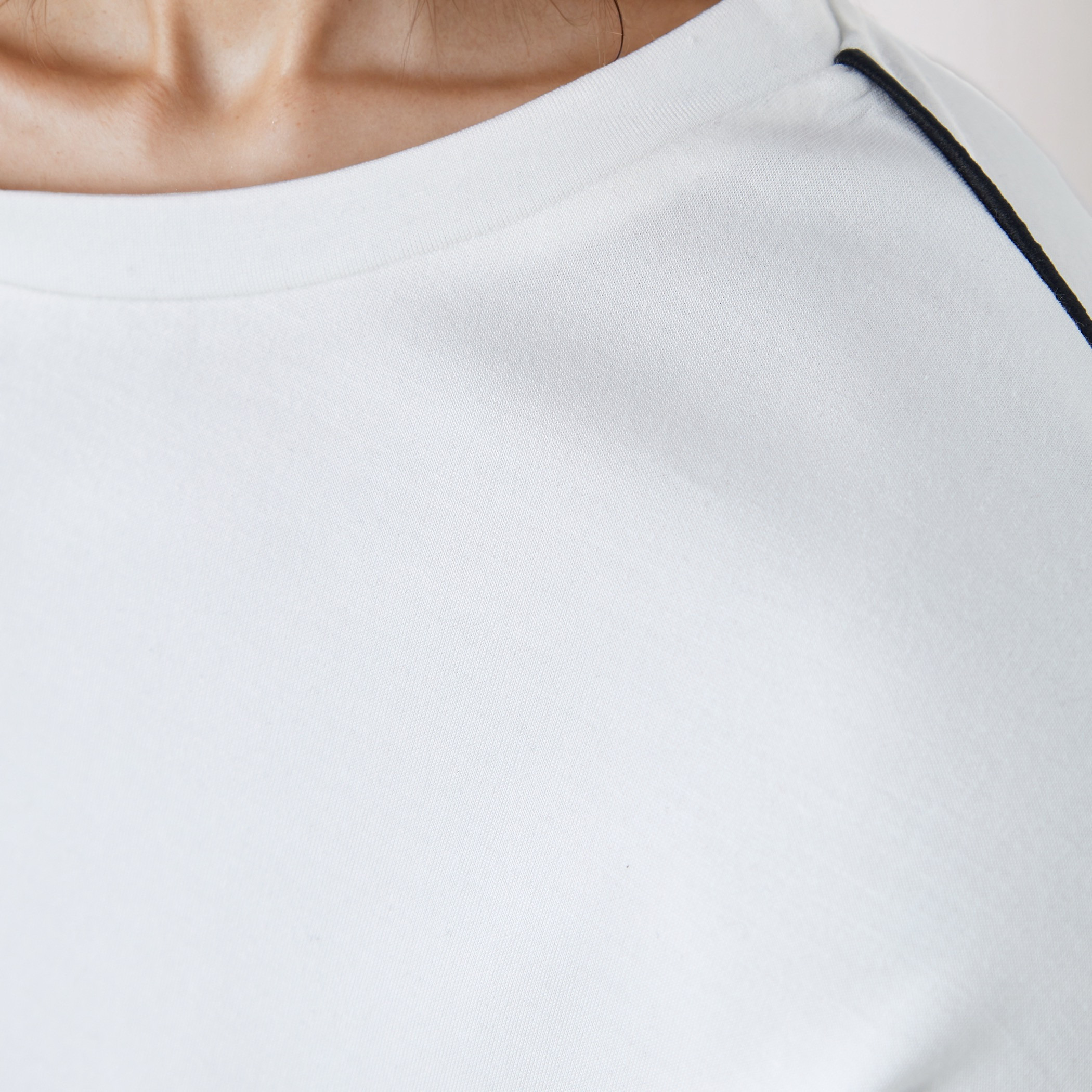 Piping Detail T-shirt with Long Sleeves-sports-women-clothing-tshirtsandvests-image-5