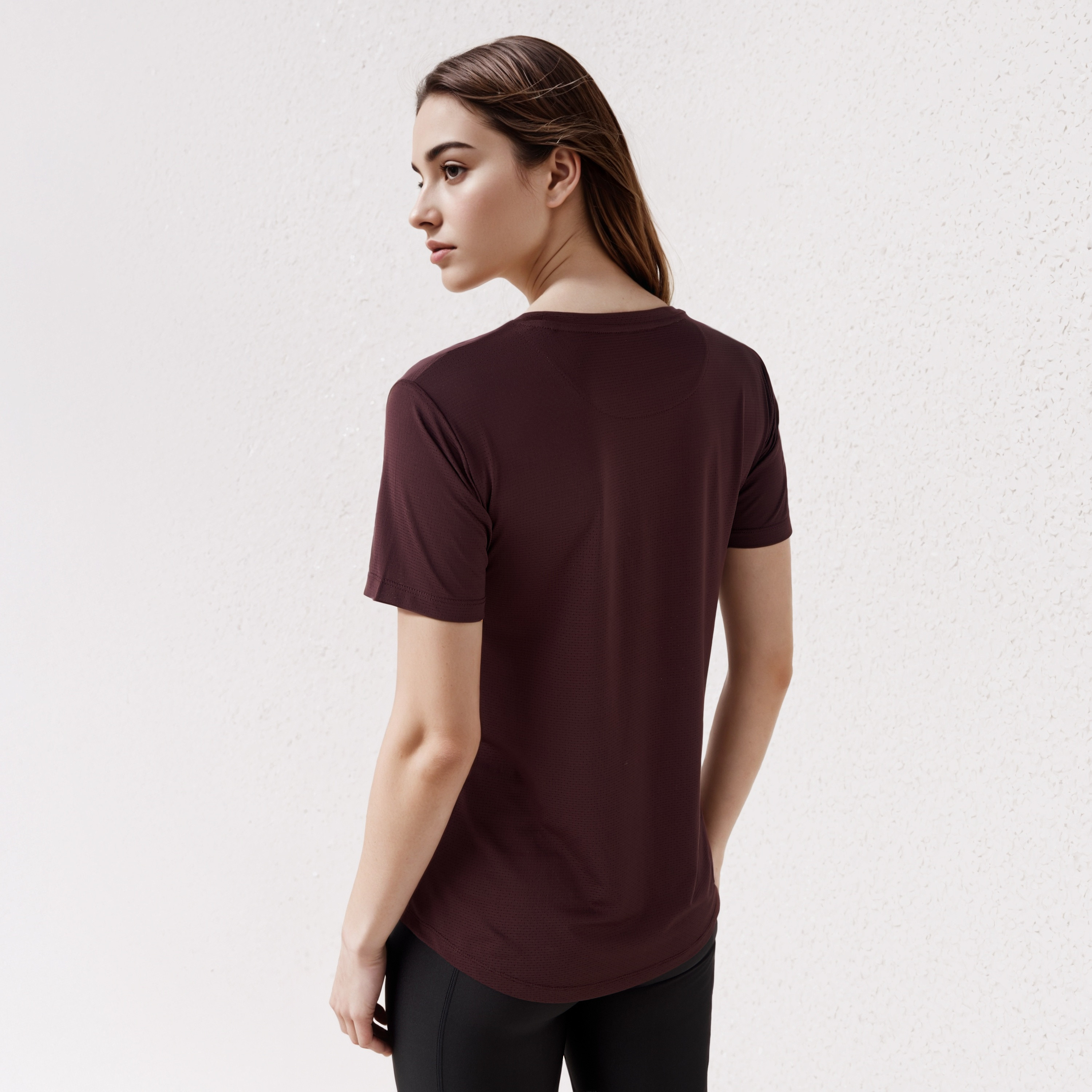 تيشيرت بارز الملمس-sports-women-clothing-tshirtsandvests-image-3