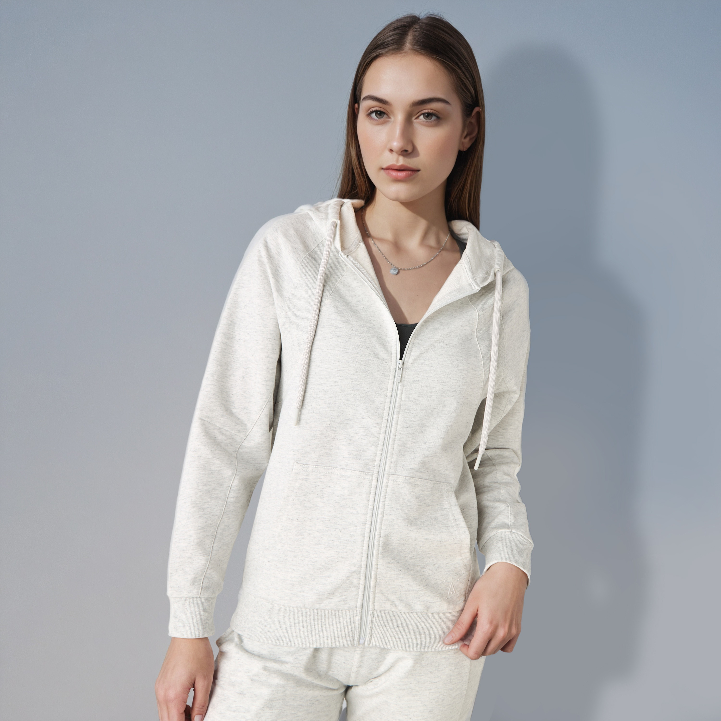 هودي بسحاب وقصة عادية للنساء-women-clothing-sportswearandactivewear-hoodiesandsweatshirts-image-5