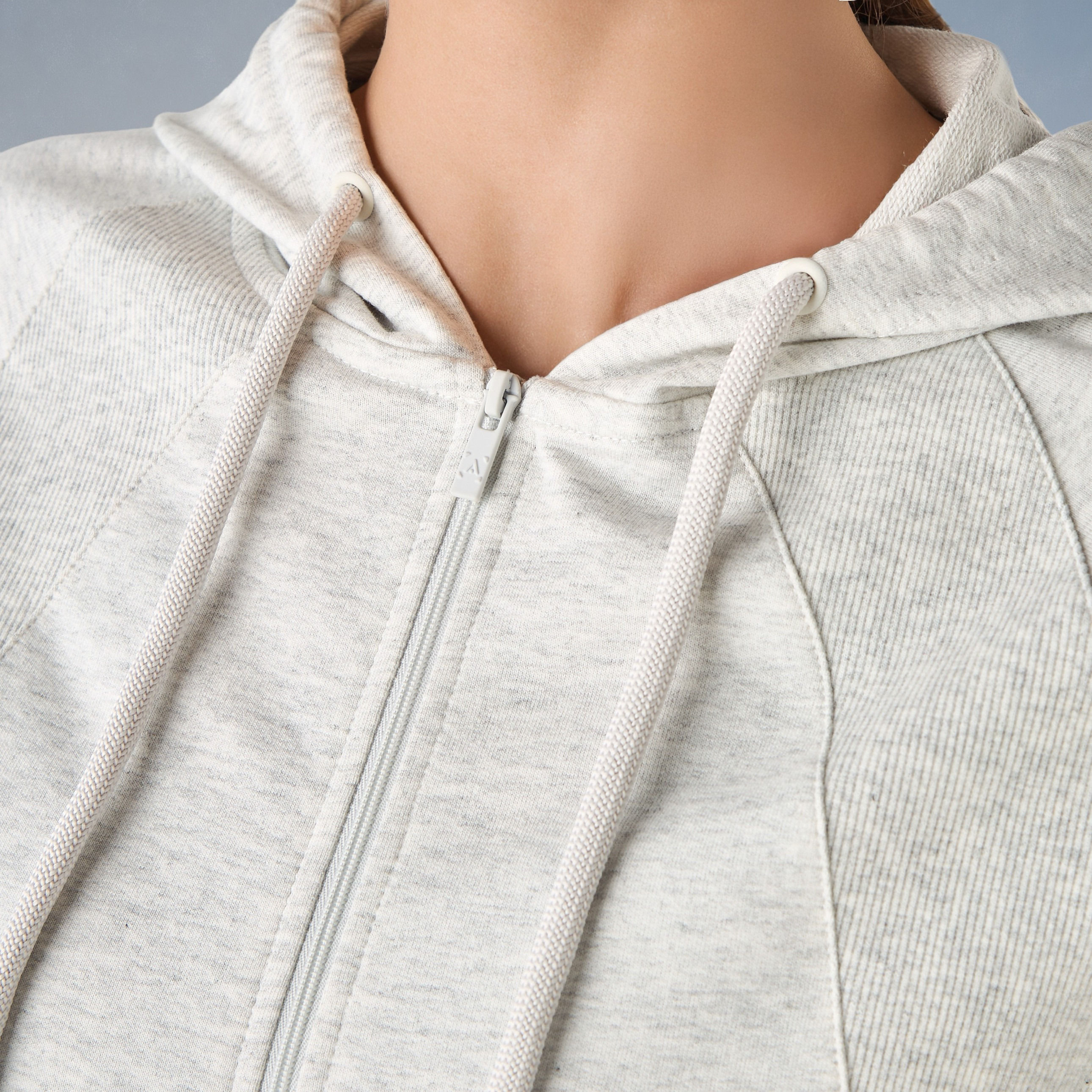 هودي بسحاب وقصة عادية للنساء-women-clothing-sportswearandactivewear-hoodiesandsweatshirts-image-1