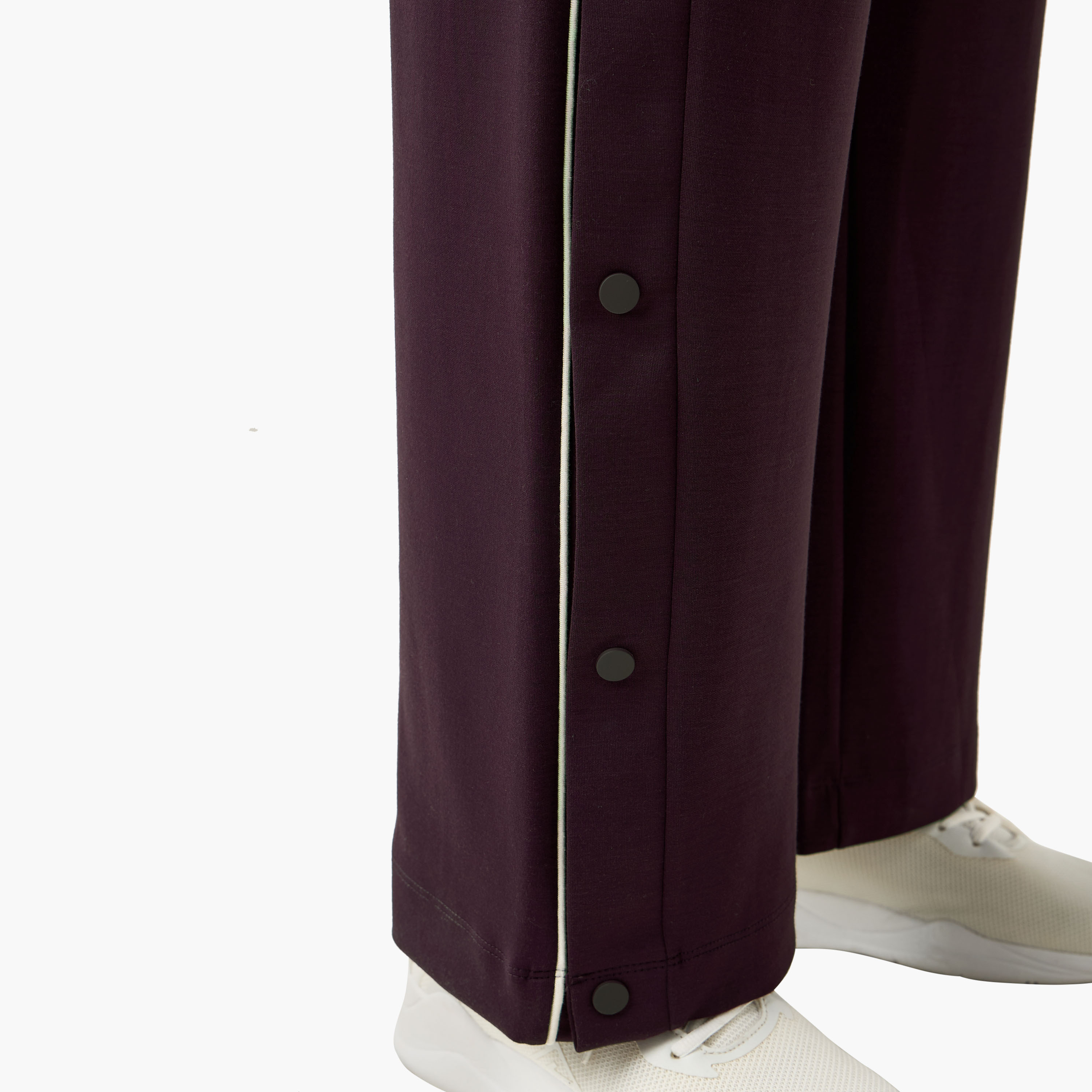 Women Regular Fit Joggers with Button Detail-women-clothing-sportswearandactivewear-bottoms-joggersandtrackpants-image-5