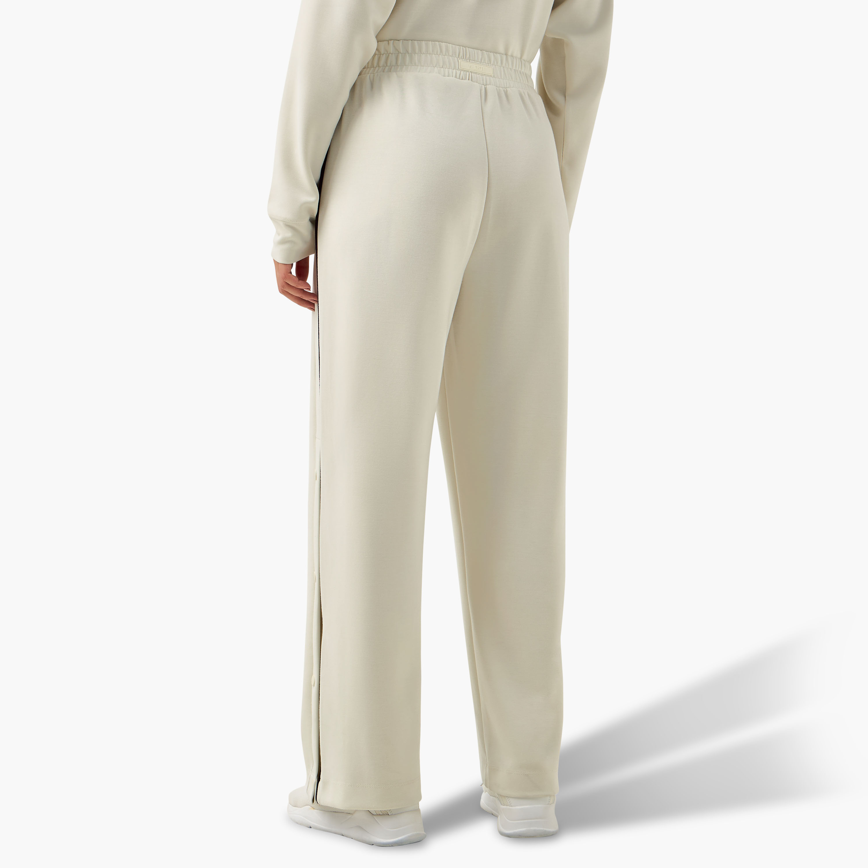 Women Regular Fit Joggers with Button Detail-women-clothing-sportswearandactivewear-bottoms-joggersandtrackpants-image-3