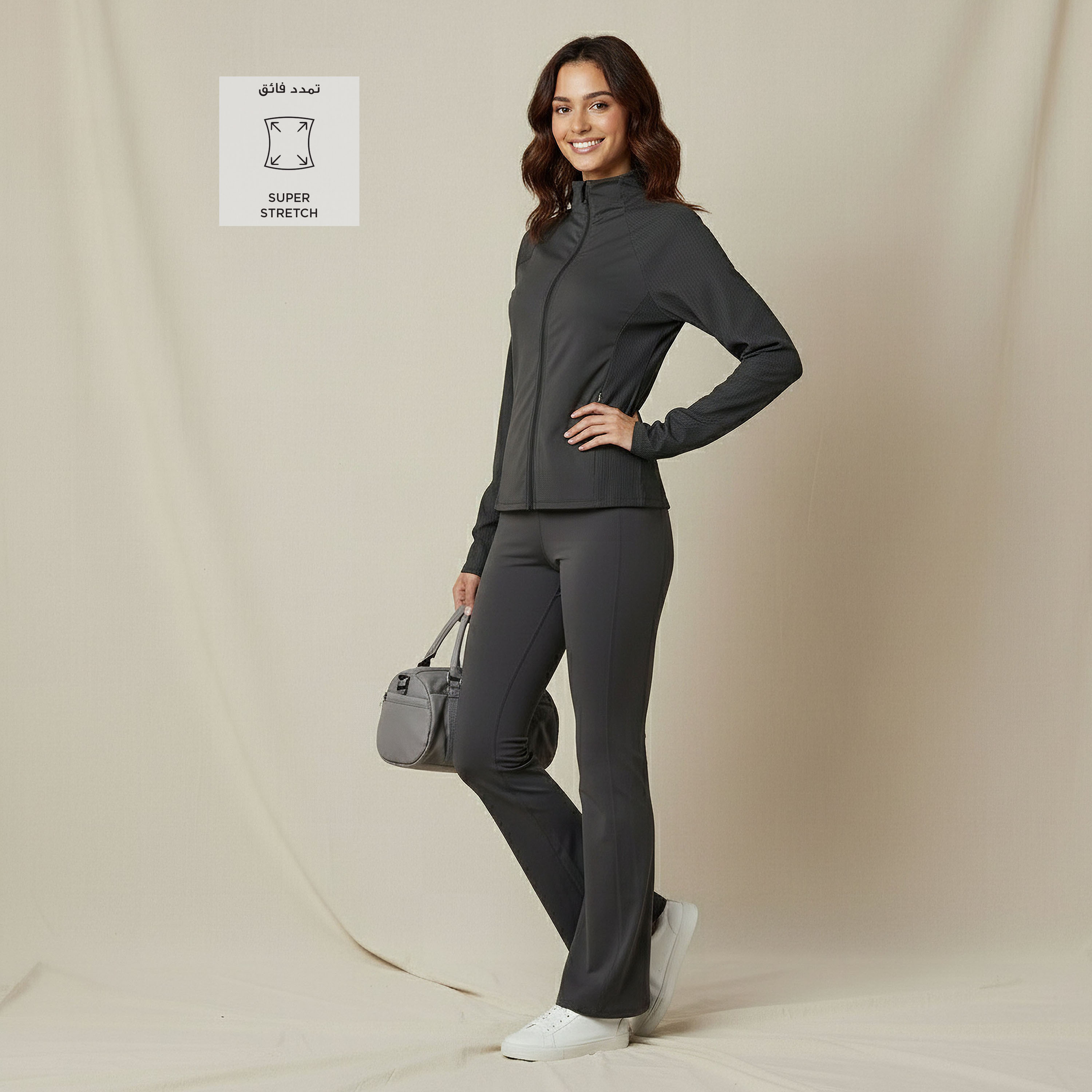 جاكيت مضلع قصير للنساء-women-clothing-sportswearandactivewear-coatsandjackets-jackets-image-3