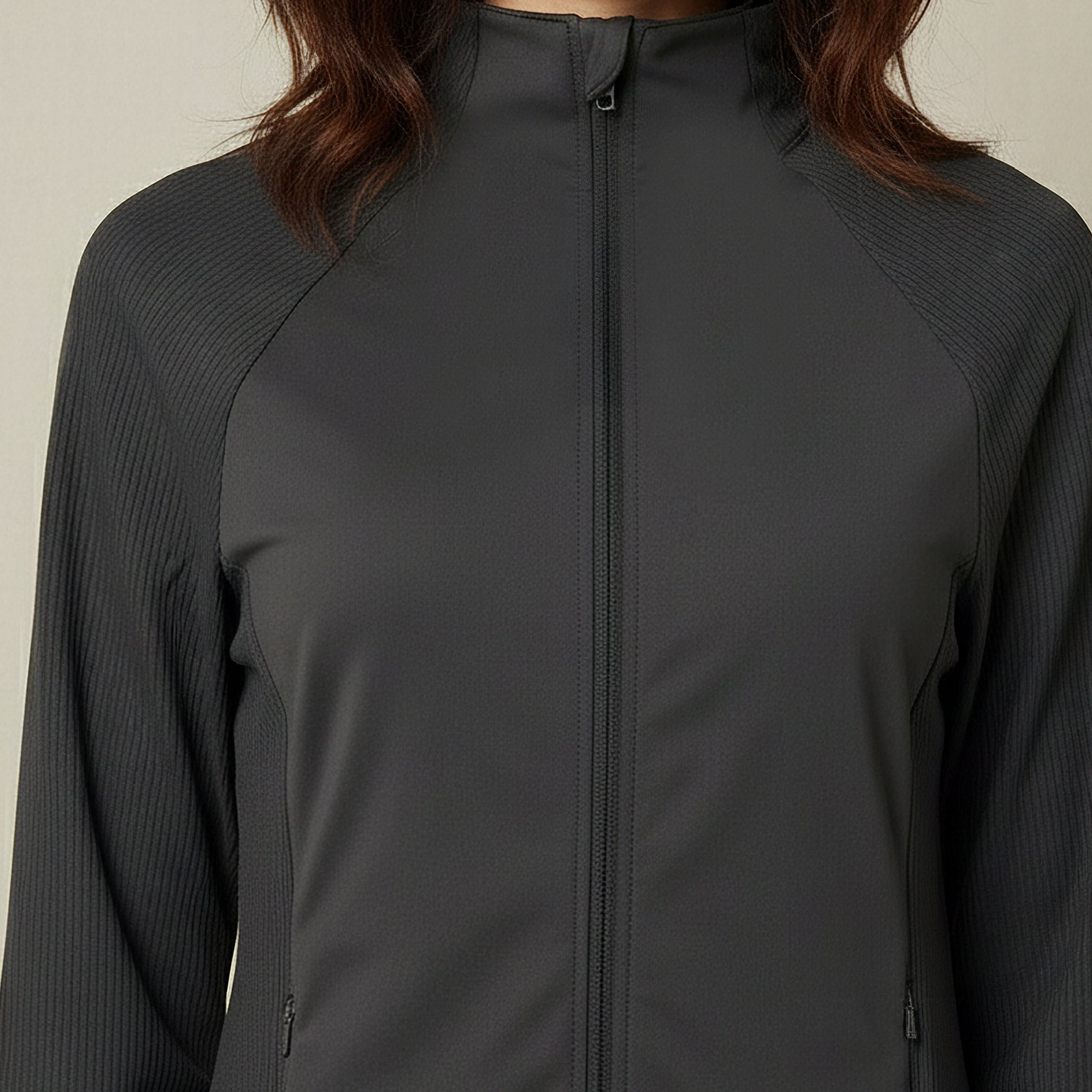جاكيت مضلع قصير للنساء-women-clothing-sportswearandactivewear-coatsandjackets-jackets-image-1