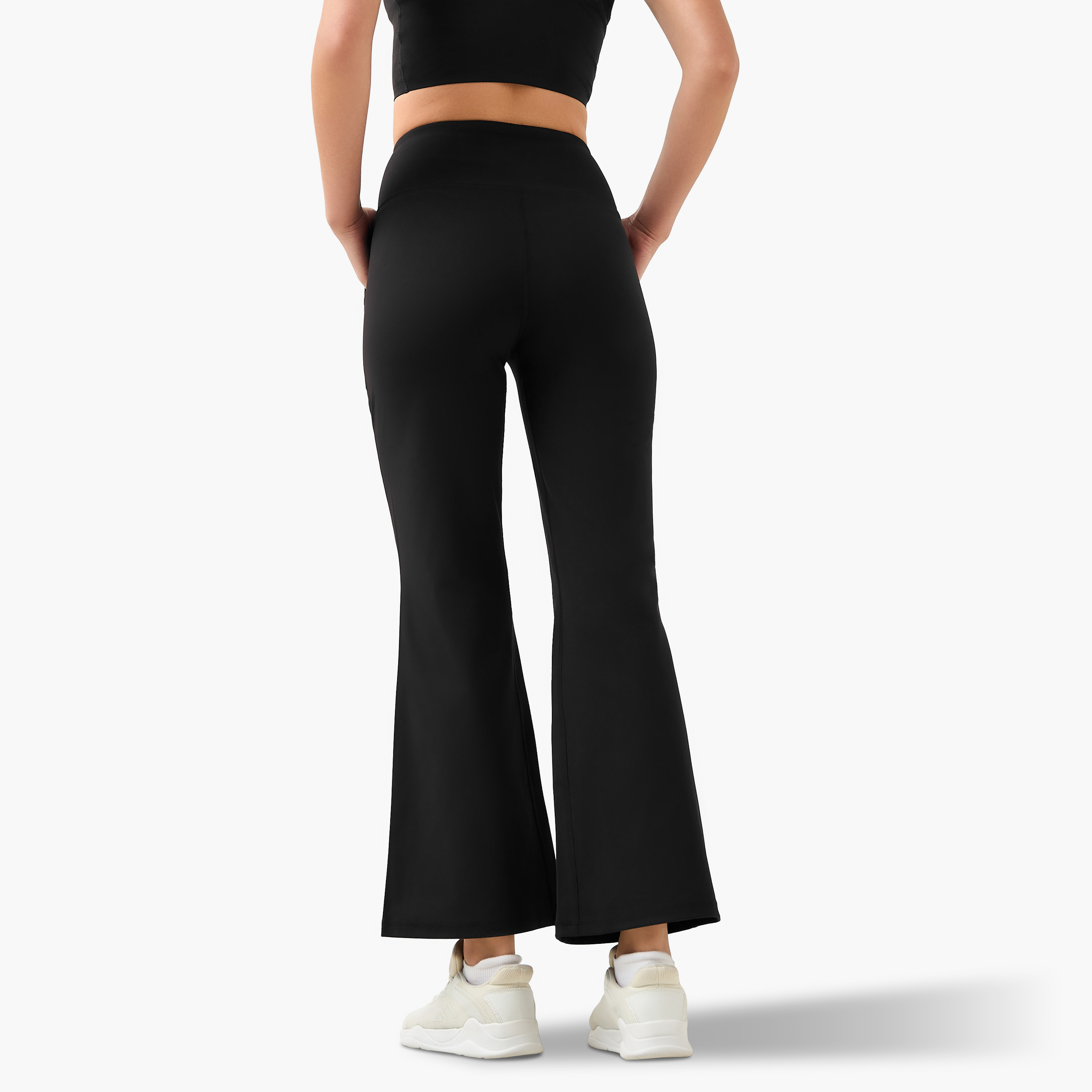Women Flared Leggings with Pockets-women-clothing-coordsets-image-4