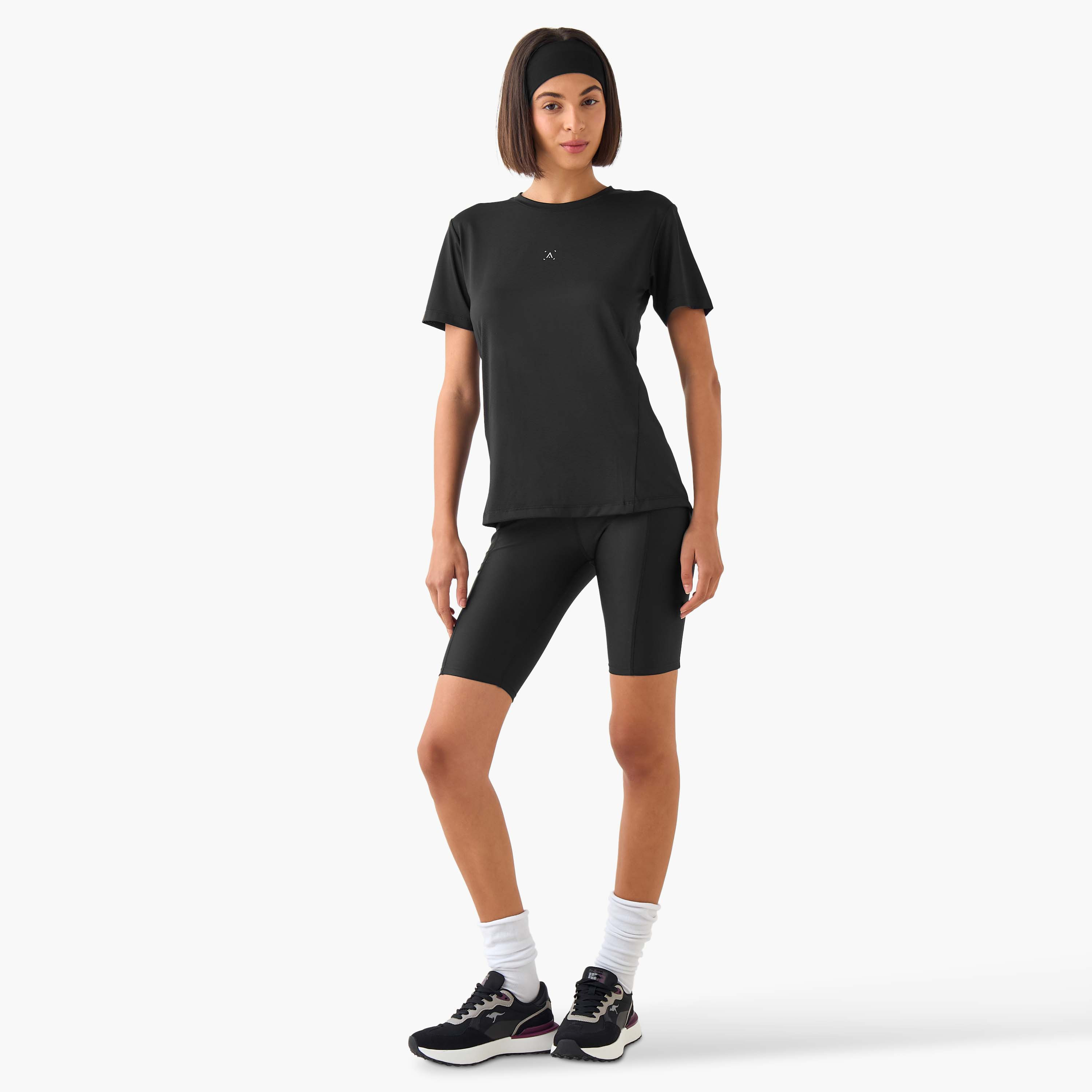 Crew Neck Short Sleeves T-shirt with Print-women-clothing-tshirts-image-3