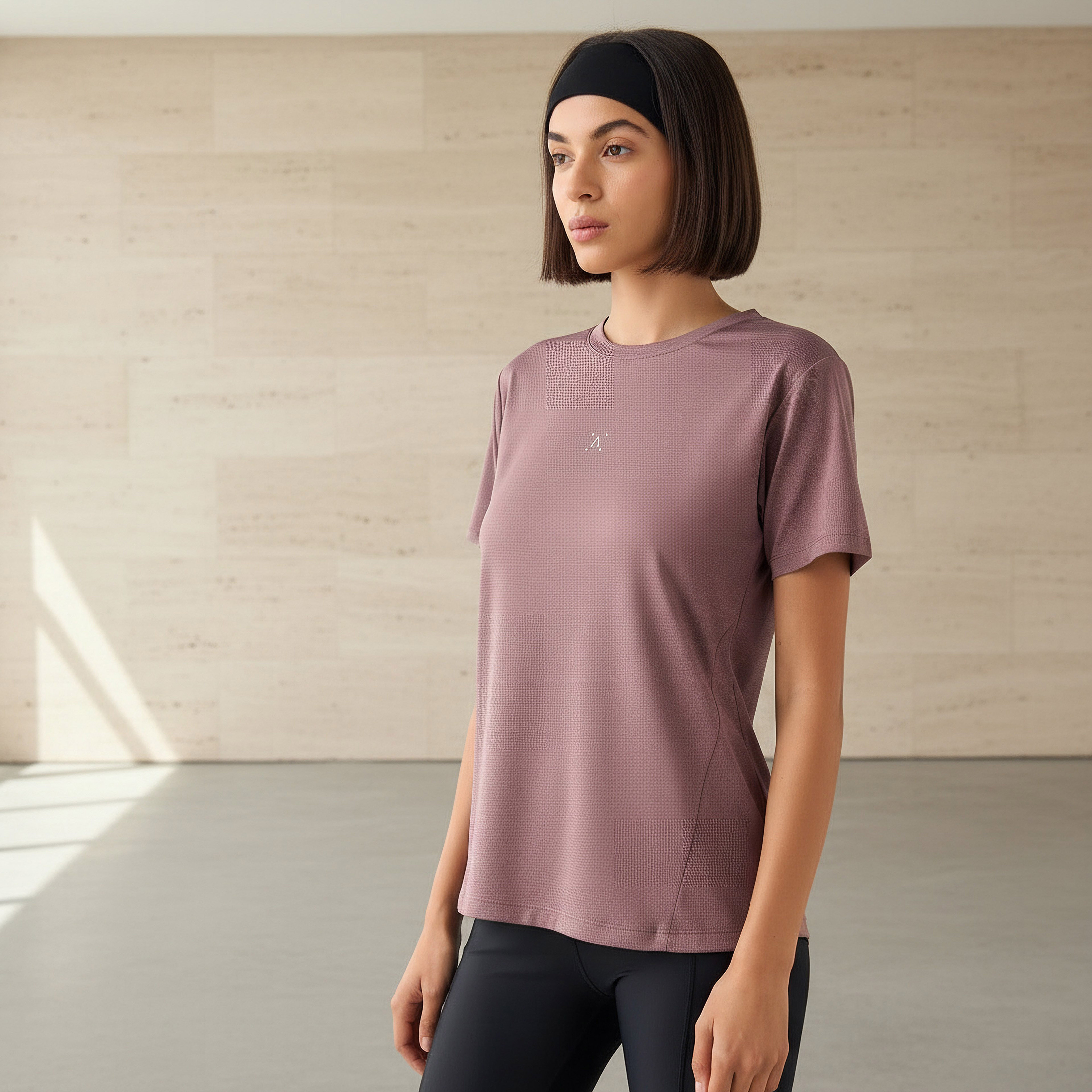 Crew Neck Short Sleeves T-shirt with Print-women-clothing-tshirts-image-1