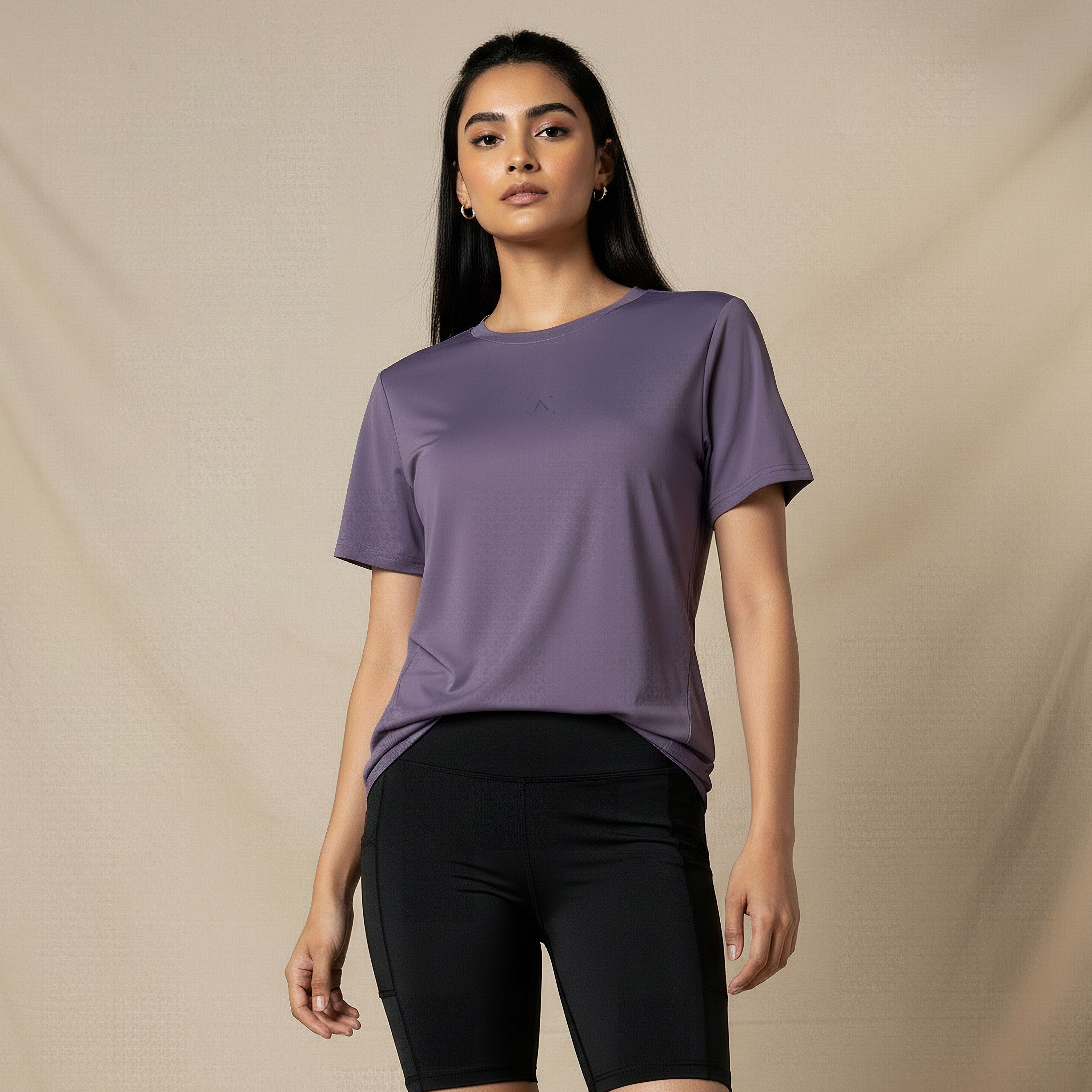 تيشيرت رياضي قابل للتمدد في اتجاهين للنساء-women-clothing-coordsets-image-5