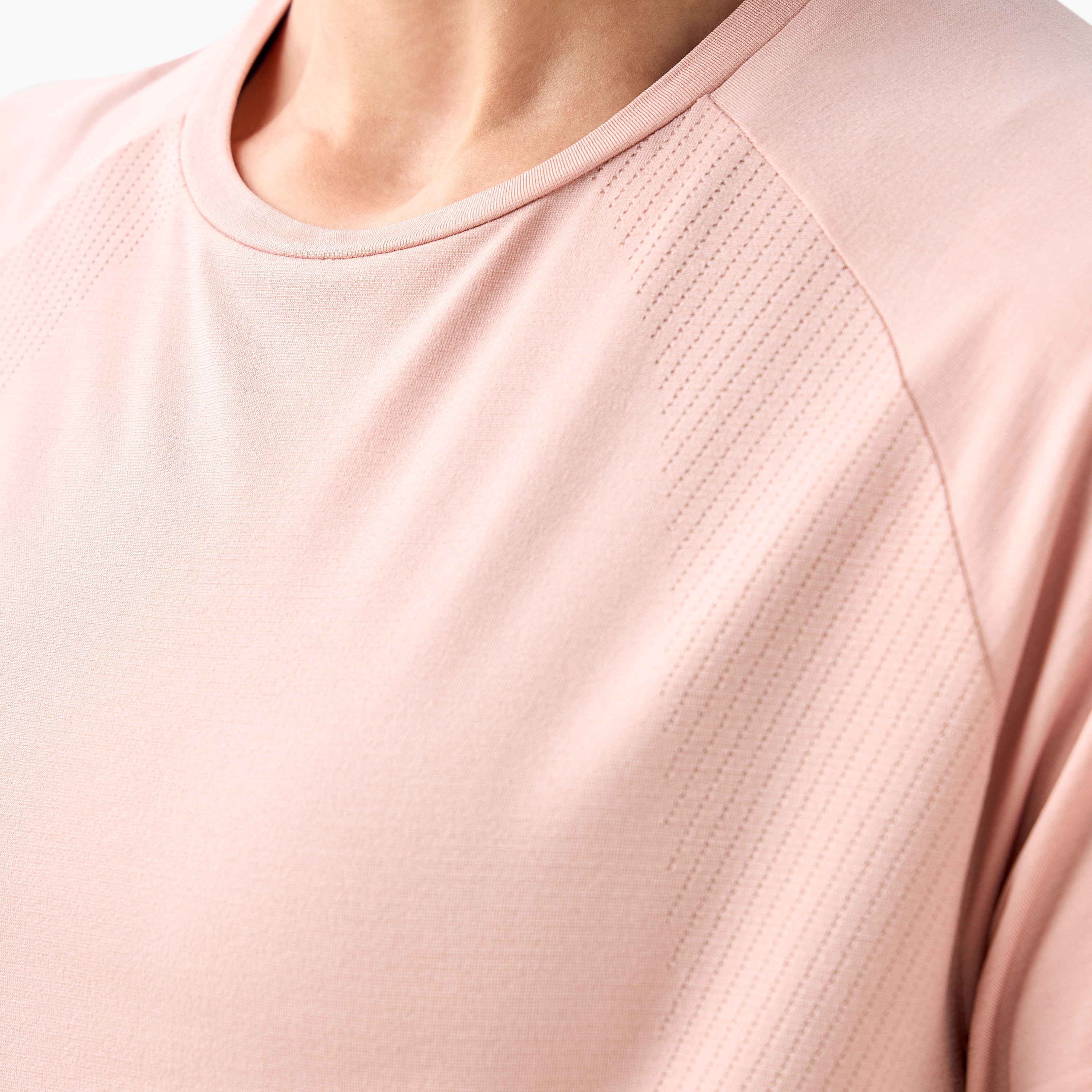 Women 4-Way Stretch Jacquard T-shirt-women-clothing-coordsets-image-5