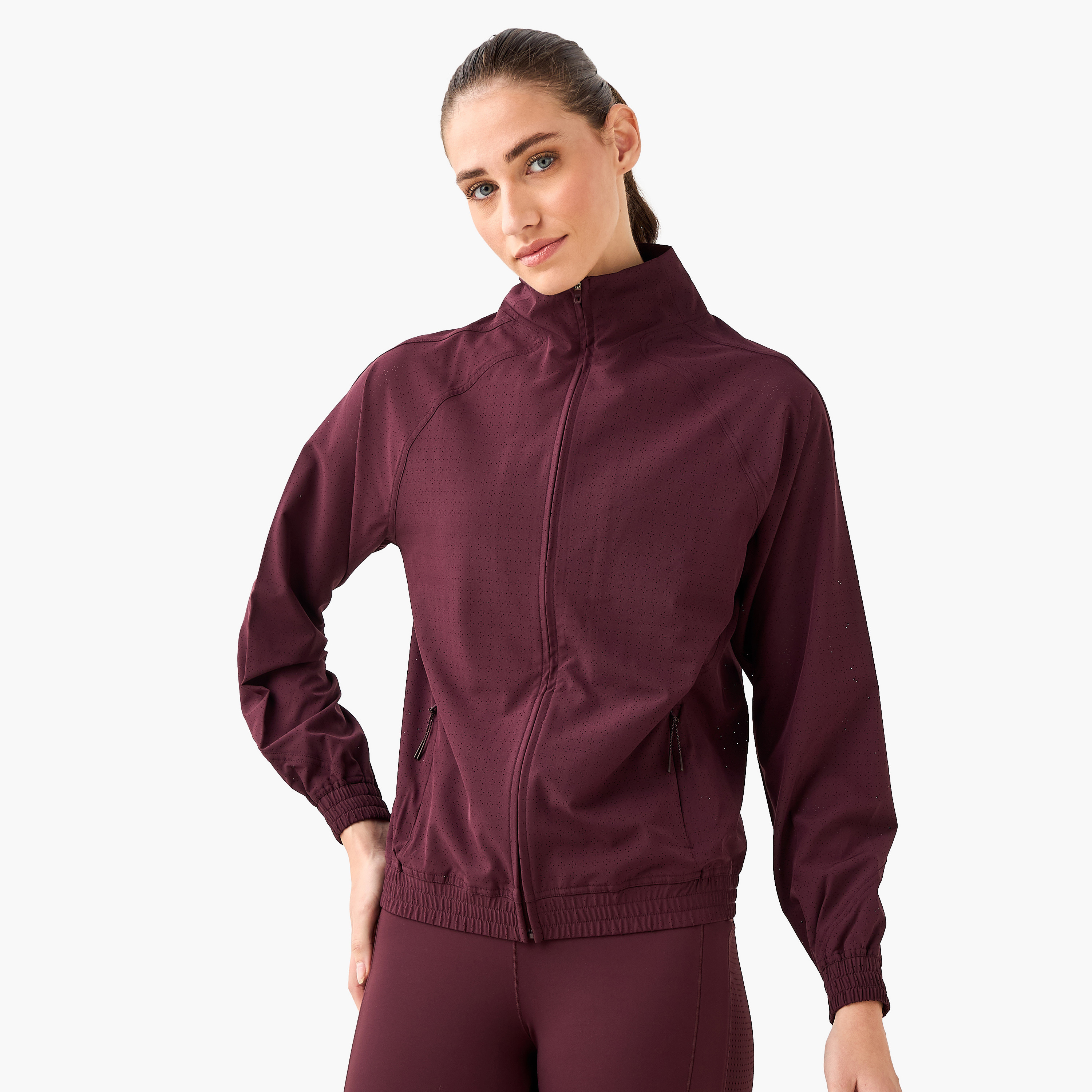 جاكيت مثقّب مطاطي باتجاهين للنساء-women-clothing-sportswearandactivewear-coatsandjackets-jackets-image-5