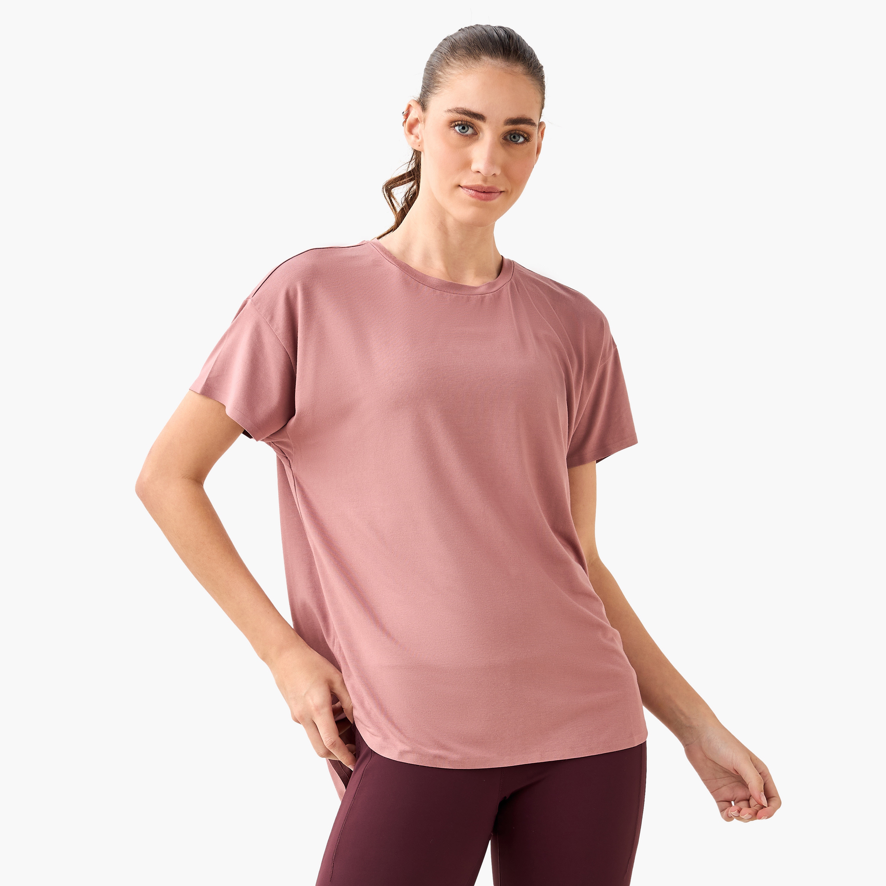 Women 2-Way Stretch T-shirt-women-clothing-coordsets-image-3