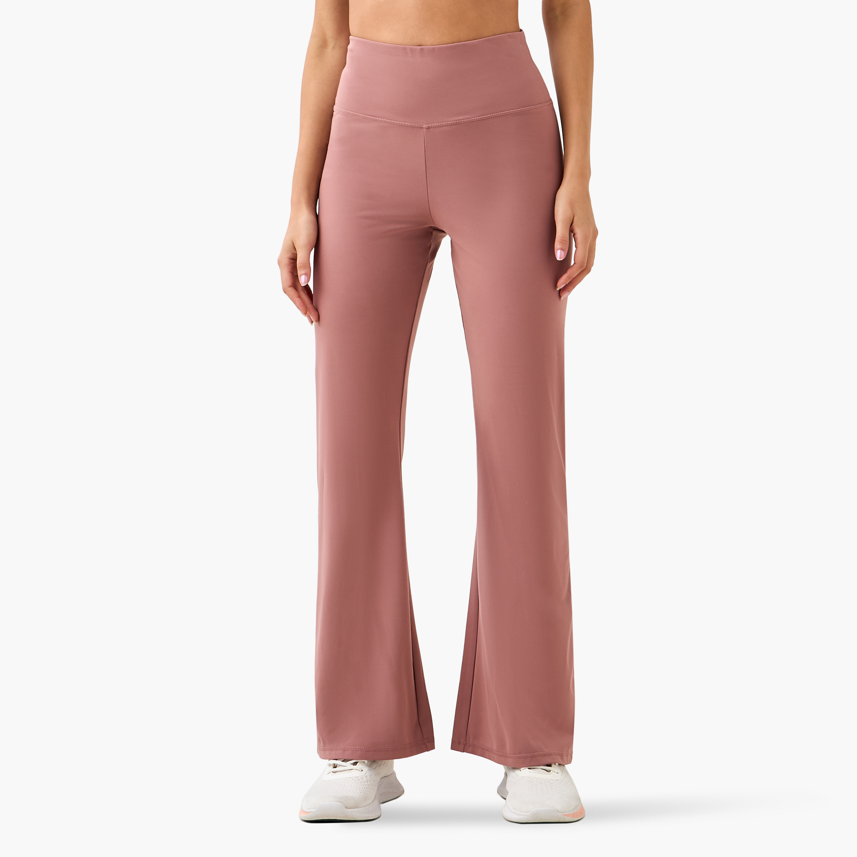 Women Flared Leggings-sports-women-clothing-activewearleggings-image-2