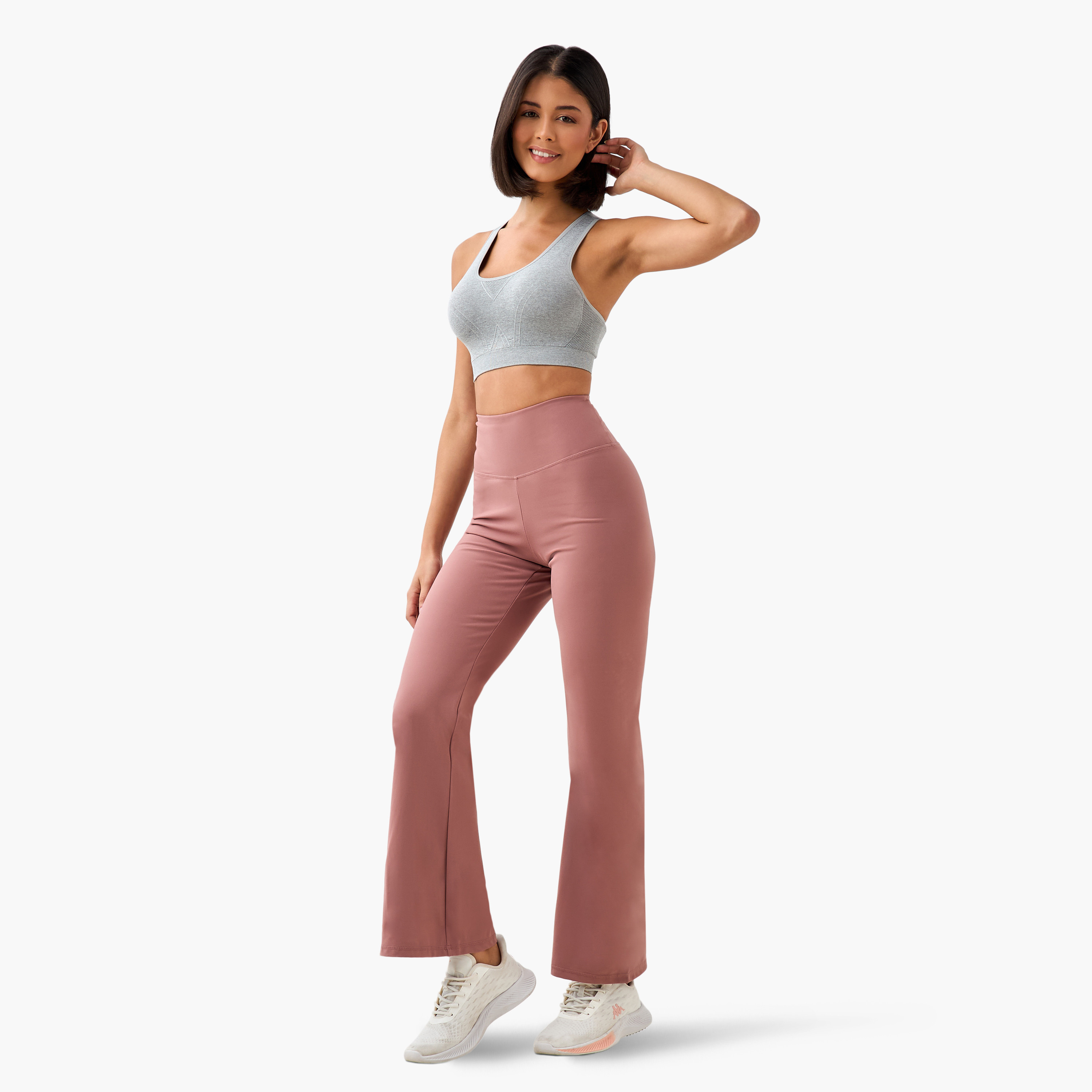 Women Flared Leggings-sports-women-clothing-activewearleggings-image-3