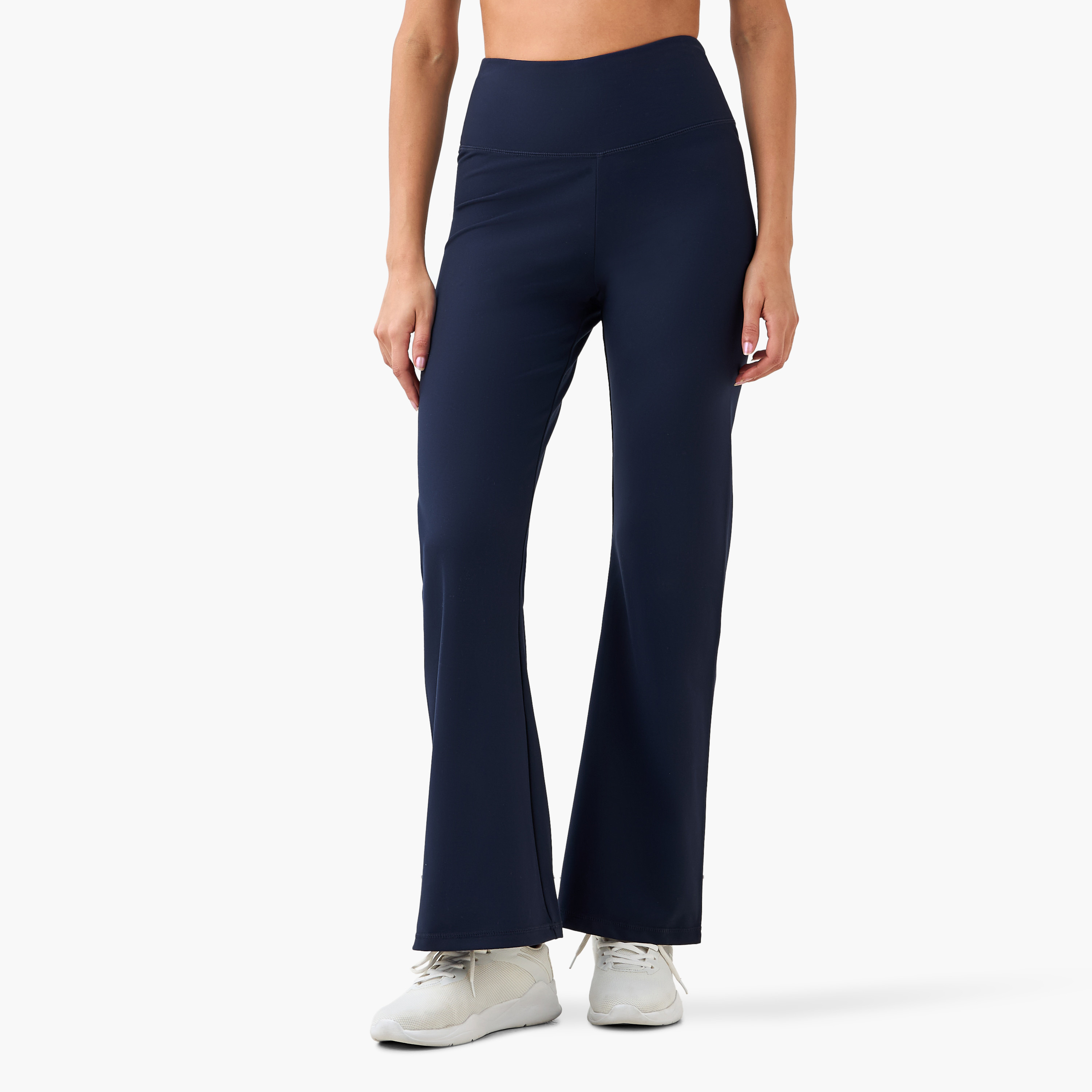 Women Flared Leggings-sports-women-clothing-activewearleggings-image-2