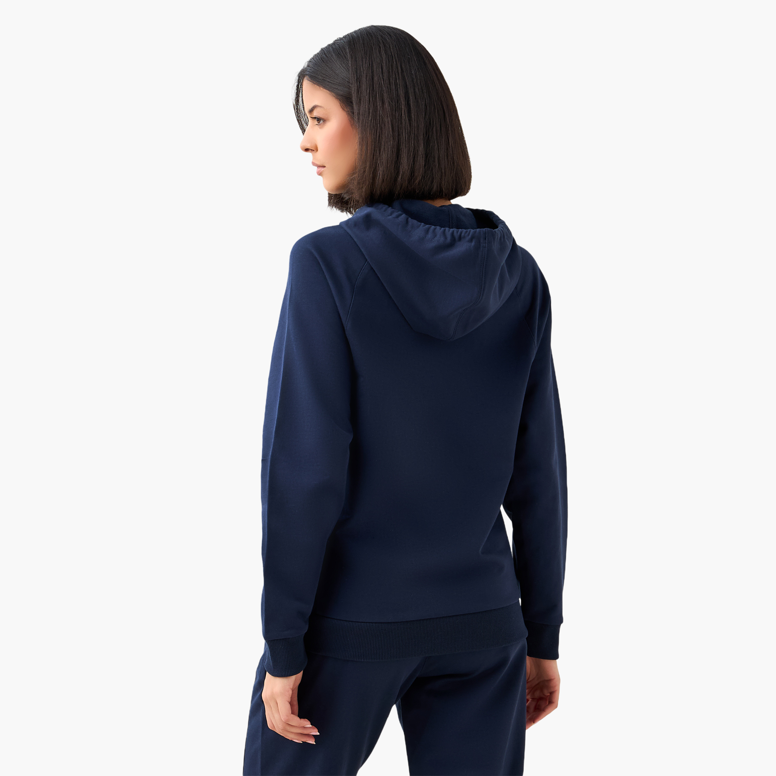 جاكيت بقبعة وجيوب كنجر للنساء-women-clothing-coordsets-image-3