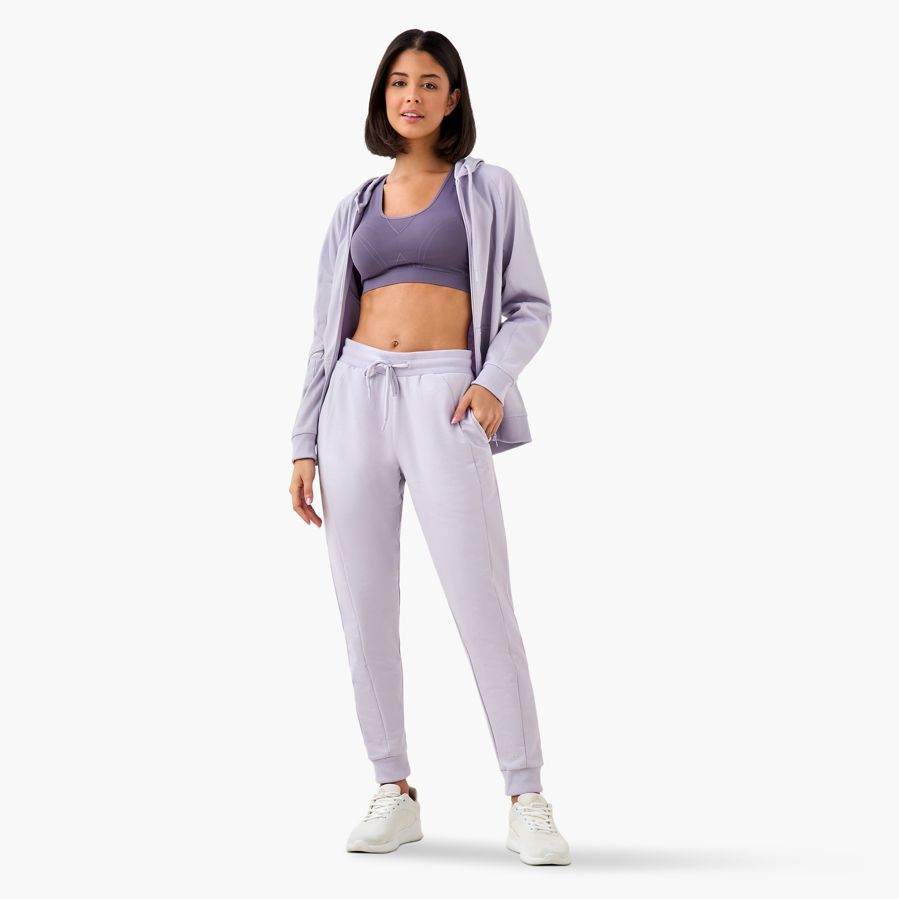 Women Drawstring Waist Joggers-women-clothing-bottoms-joggers-image-3