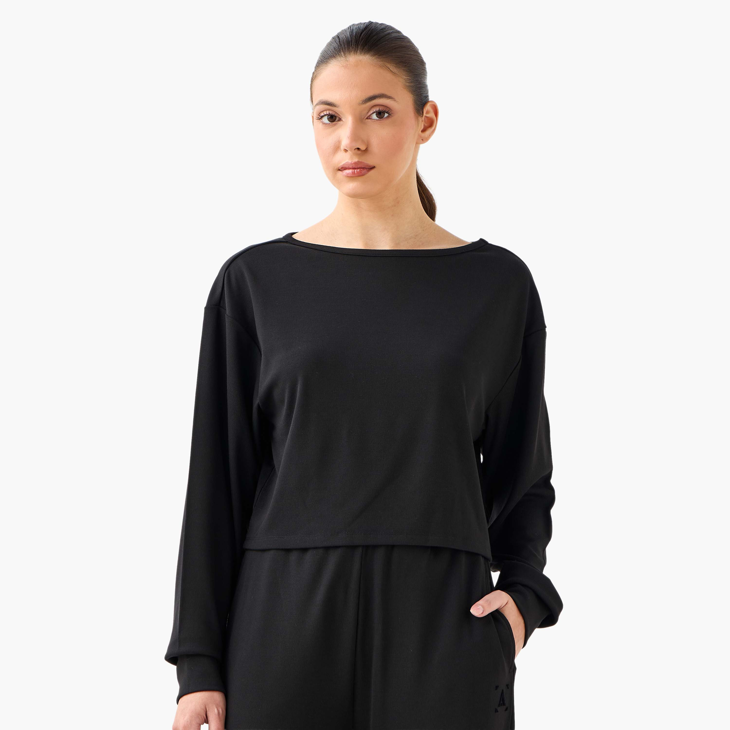 Women Cropped T-shirt-women-clothing-coordsets-image-3