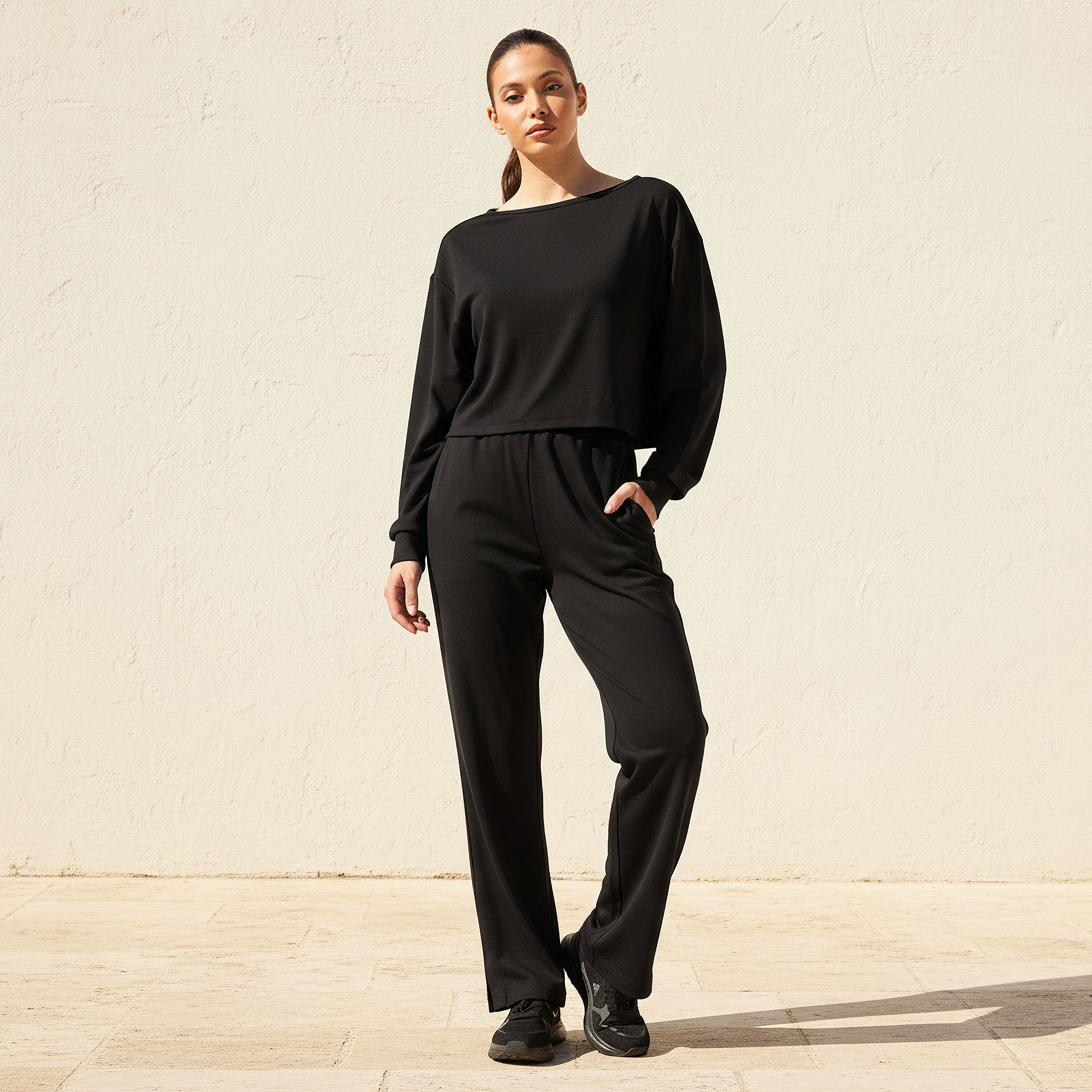 Women Cropped T-shirt-women-clothing-coordsets-image-2