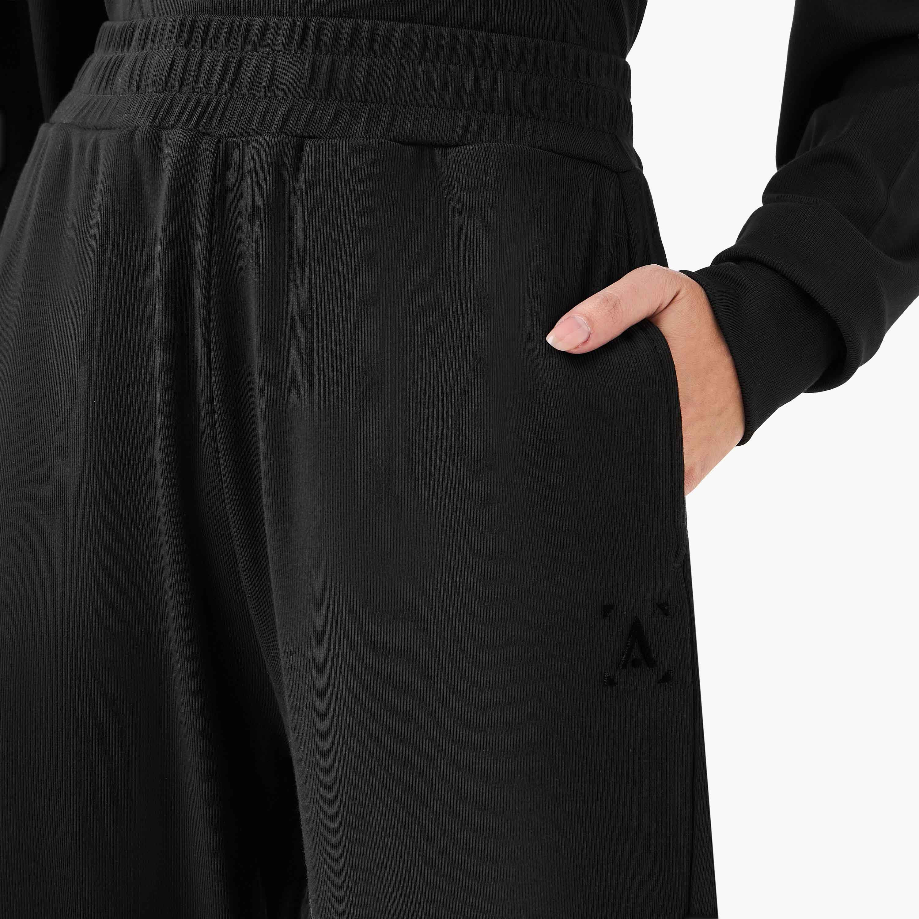 Women Elasticated Waist Track Pants-women-clothing-bottoms-joggers-image-4