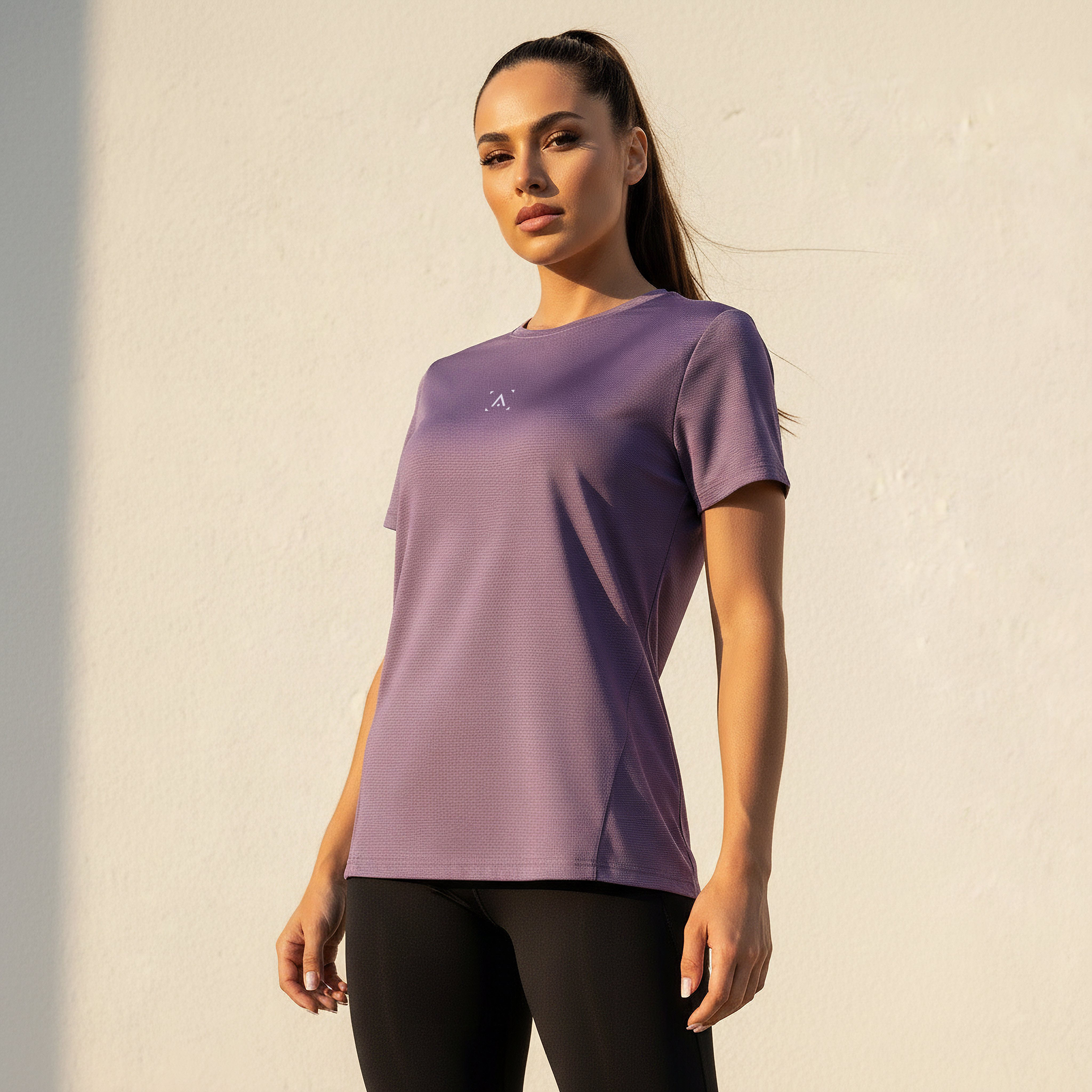 تيشيرت تدريب ناعم للنساء-sports-women-clothing-tshirtsandvests-image-1