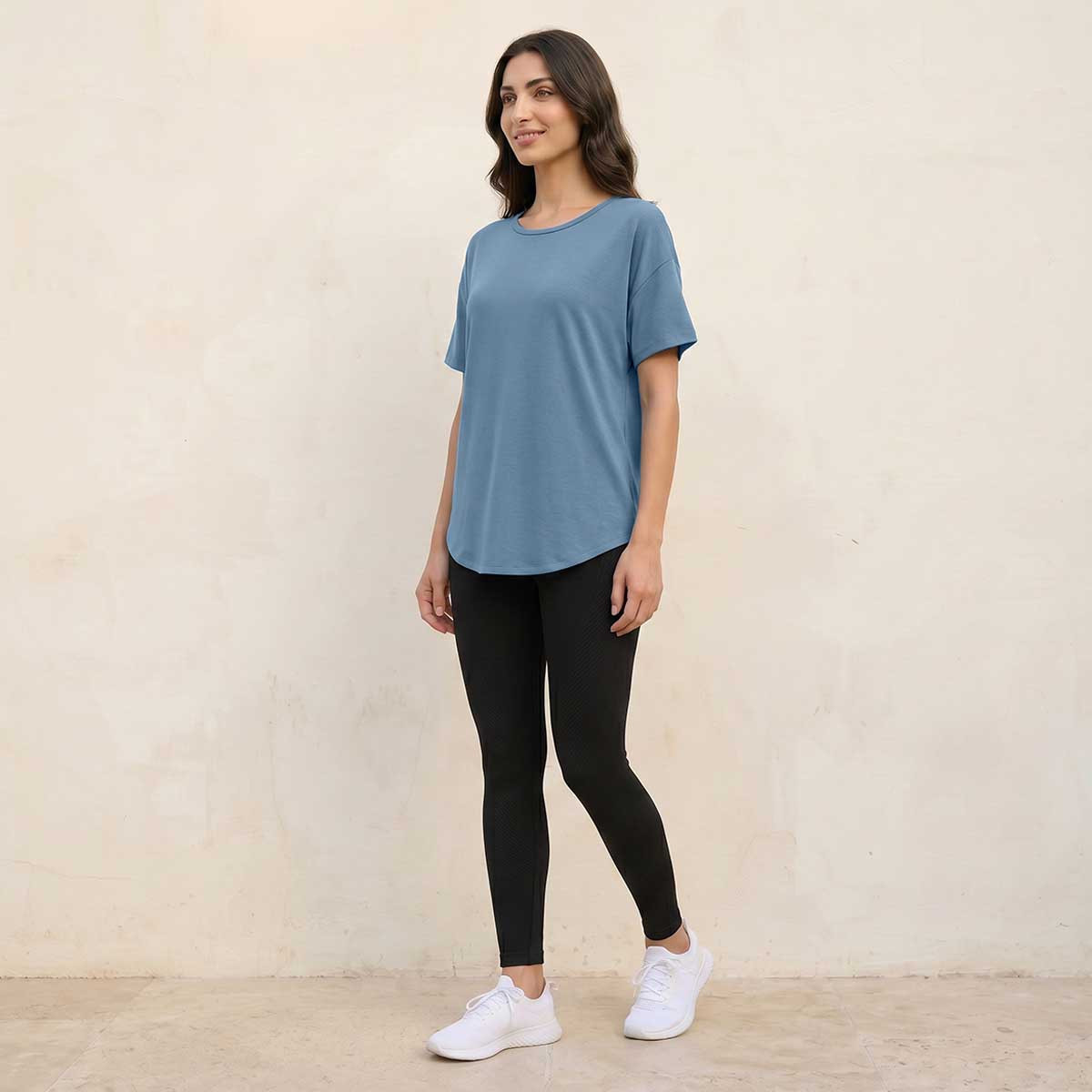 Boxy 2 Way Stretch T-shirt-women-clothing-tshirts-image-3