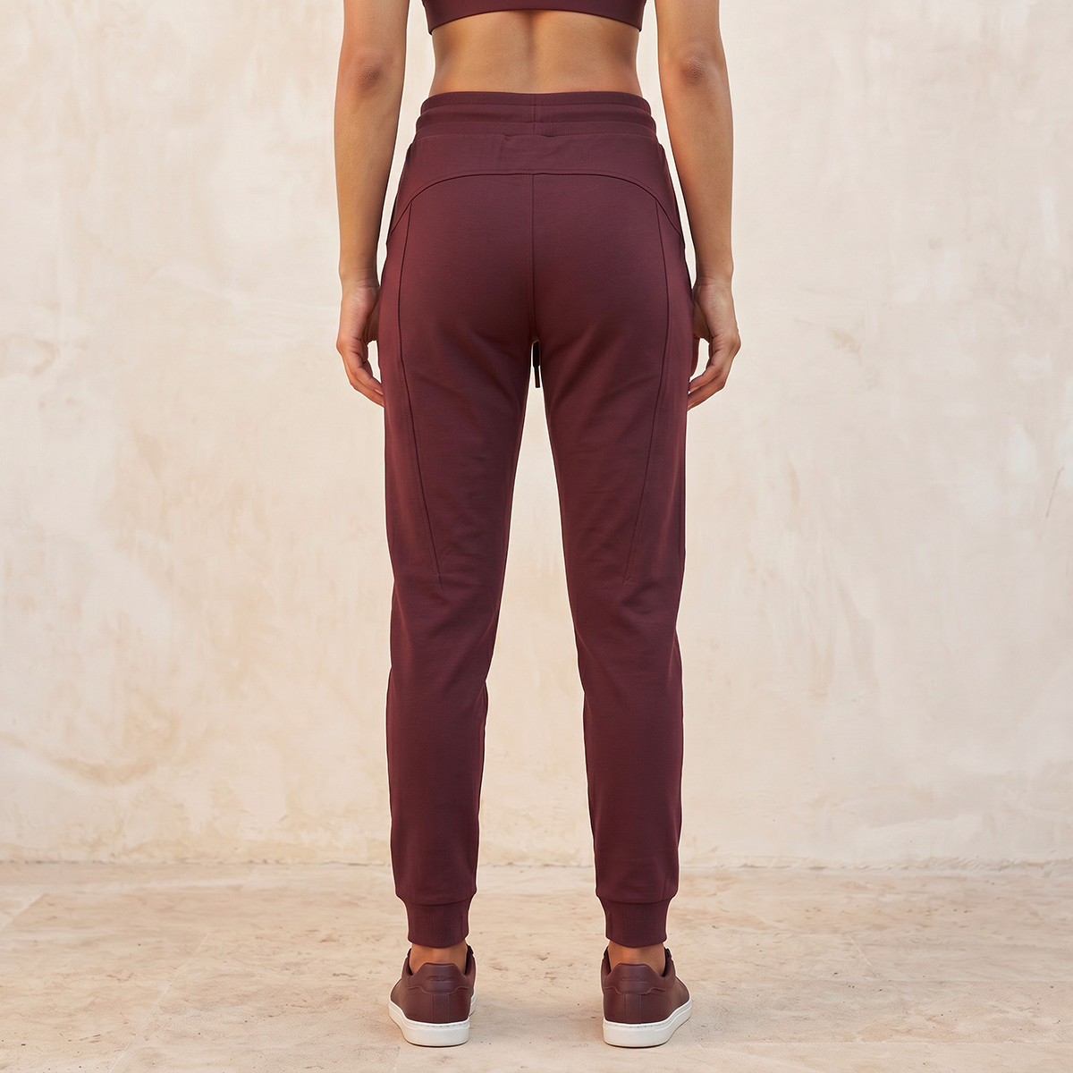 بنطلون جوغر برباط خصر للنساء-women-clothing-bottoms-joggers-image-2