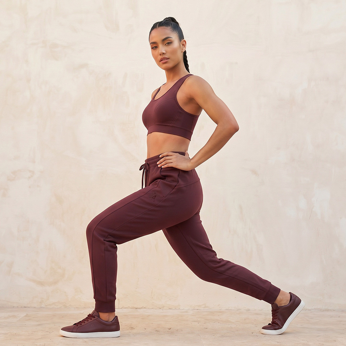 بنطلون جوغر برباط خصر للنساء-women-clothing-bottoms-joggers-image-1