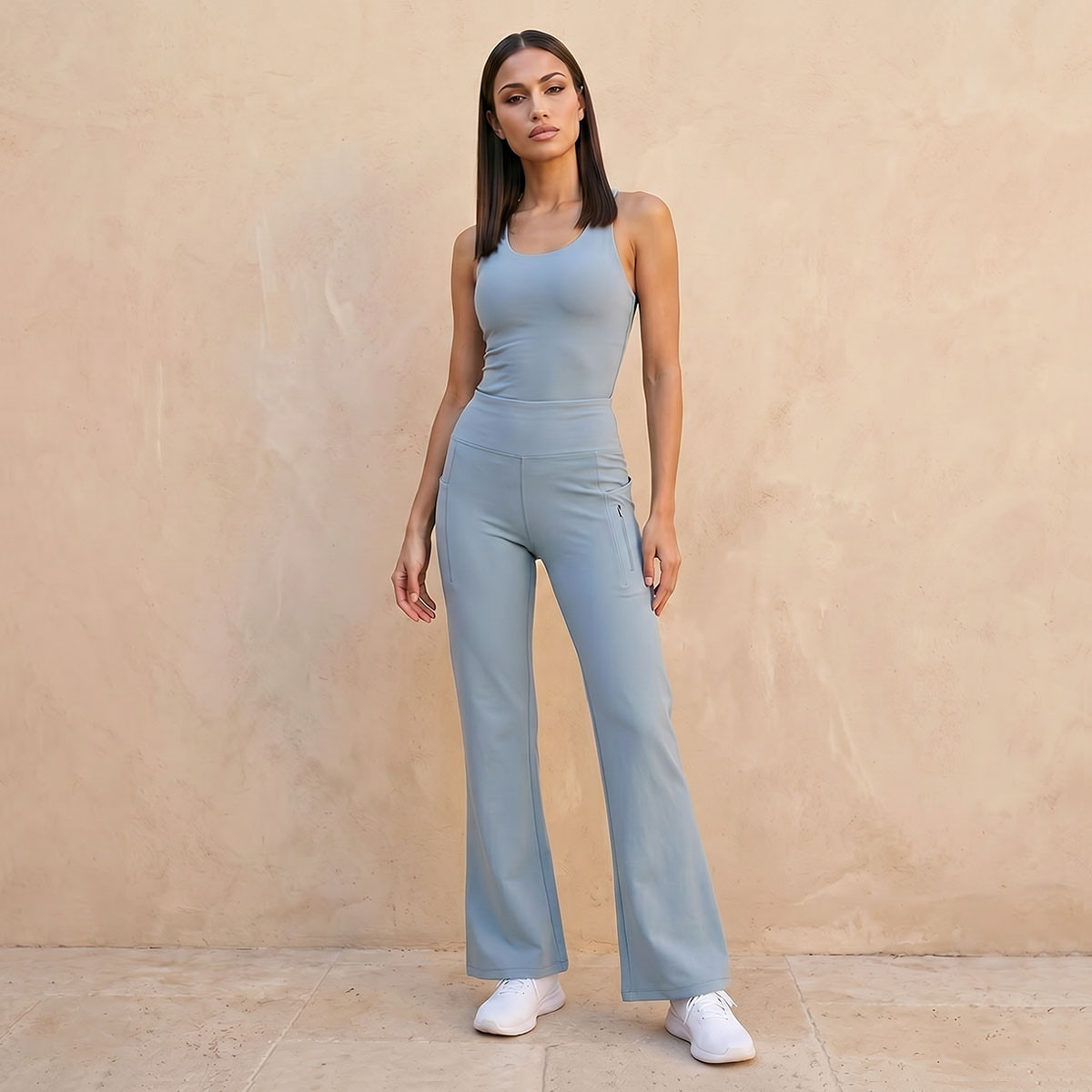2 Way Stretch Flared Leggings-women-clothing-sportswearandactivewear-bottoms-leggings-image-3