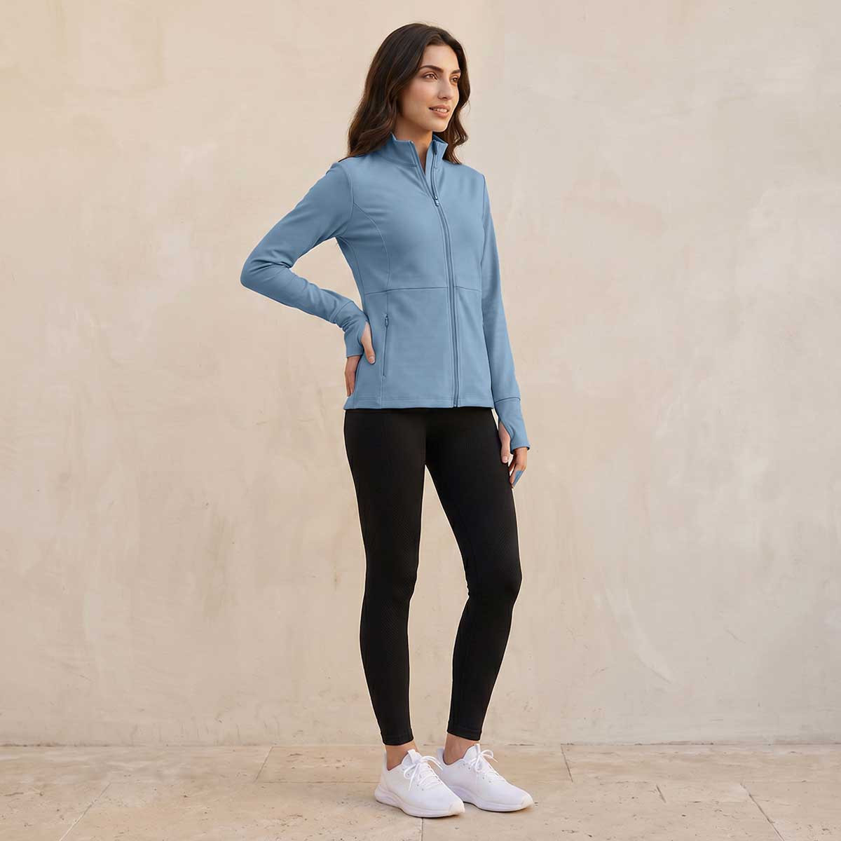 جاكيت بسحاب كامل وأكمام بفتحة إبهام-women-clothing-sportswearandactivewear-coatsandjackets-jackets-image-3