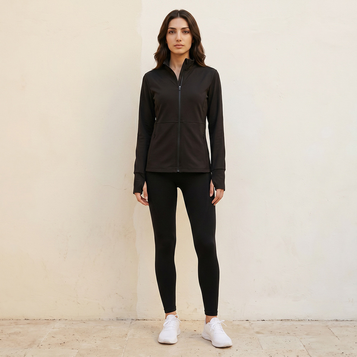 جاكيت بسحاب كامل وأكمام بفتحة إبهام-women-clothing-sportswearandactivewear-coatsandjackets-jackets-image-3