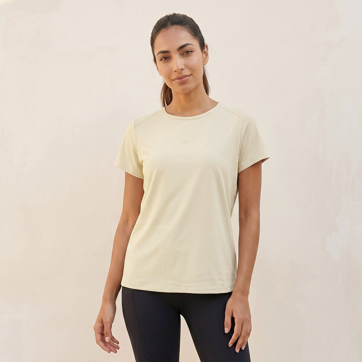 تيشيرت بيرفورمانس بارز الملمس-sports-women-clothing-tshirtsandvests-image-5
