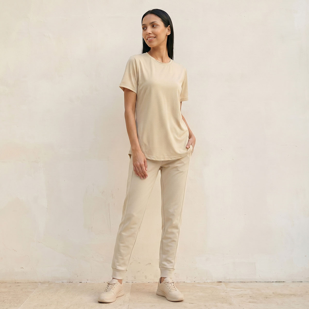تيشيرت ناعم بملمس بارز-sports-women-clothing-tshirtsandvests-image-3