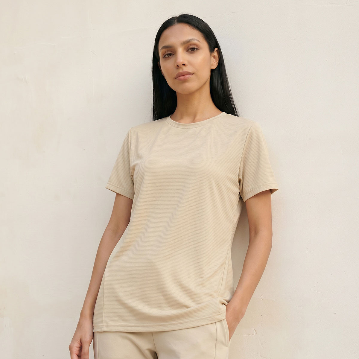 تيشيرت ناعم بملمس بارز-sports-women-clothing-tshirtsandvests-image-6