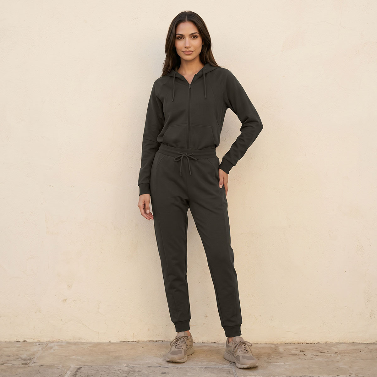 بنطلون جوغر نسائي بخصر مطاطي مريح وأنيق-women-clothing-bottoms-joggers-image-3