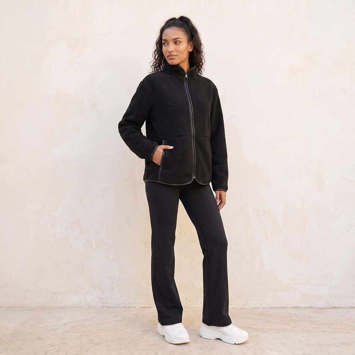 Textured Sherpa Jacket-sports-women-clothing-coatsandjackets-jackets-image-2