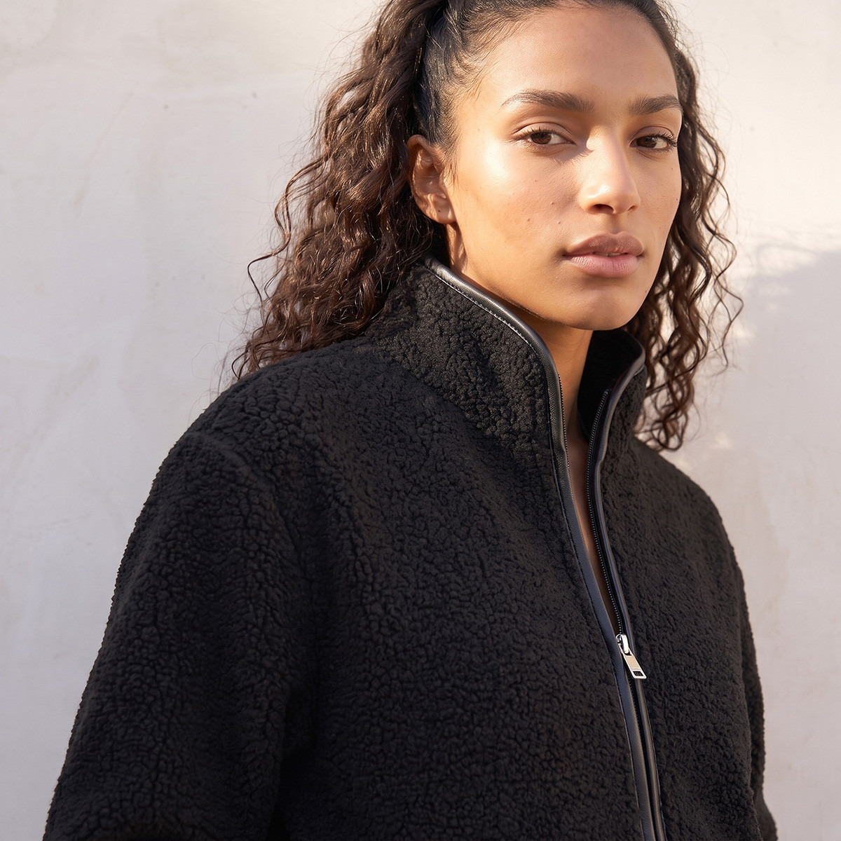 Textured Sherpa Jacket-sports-women-clothing-coatsandjackets-jackets-image-4