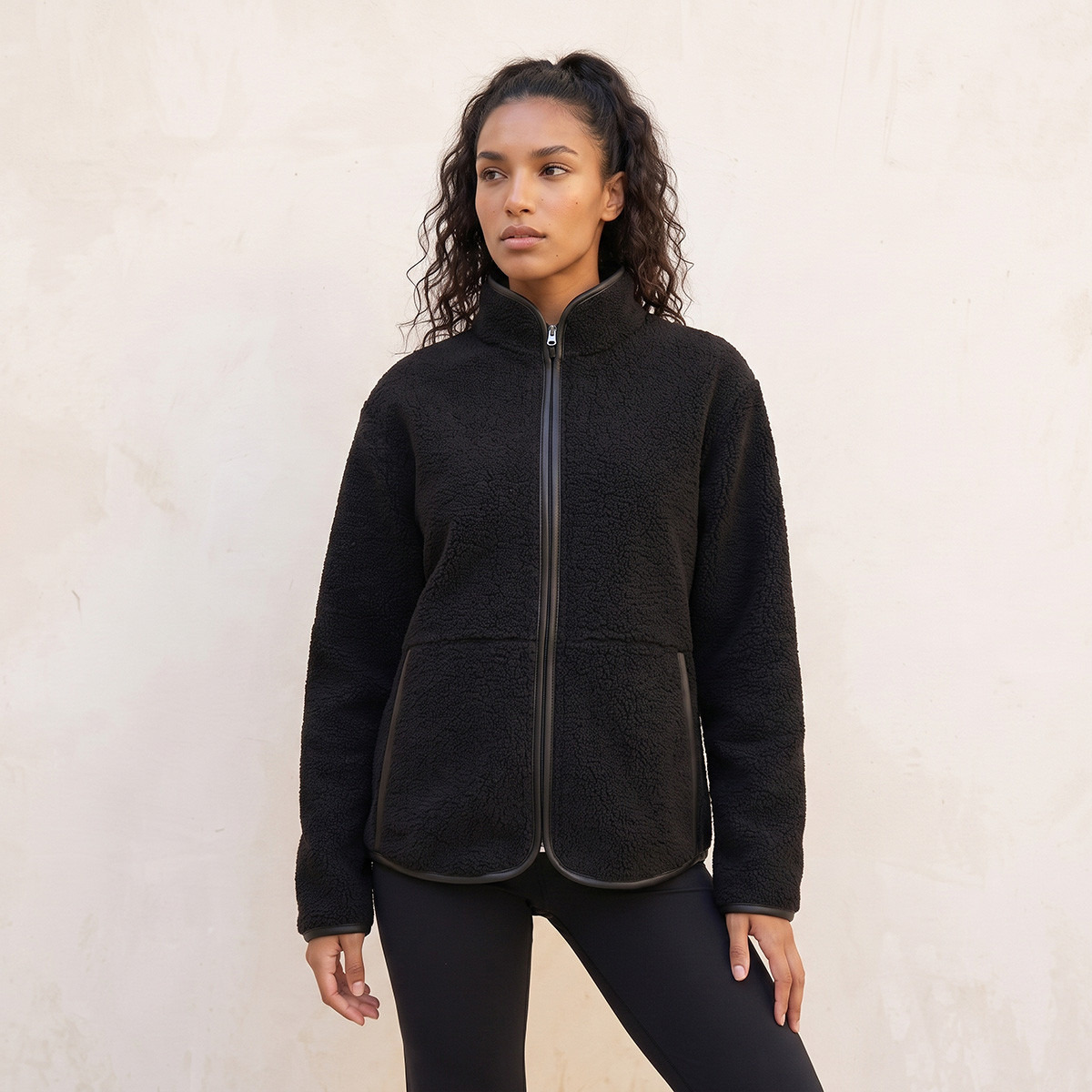 Textured Sherpa Jacket-sports-women-clothing-coatsandjackets-jackets-image-5